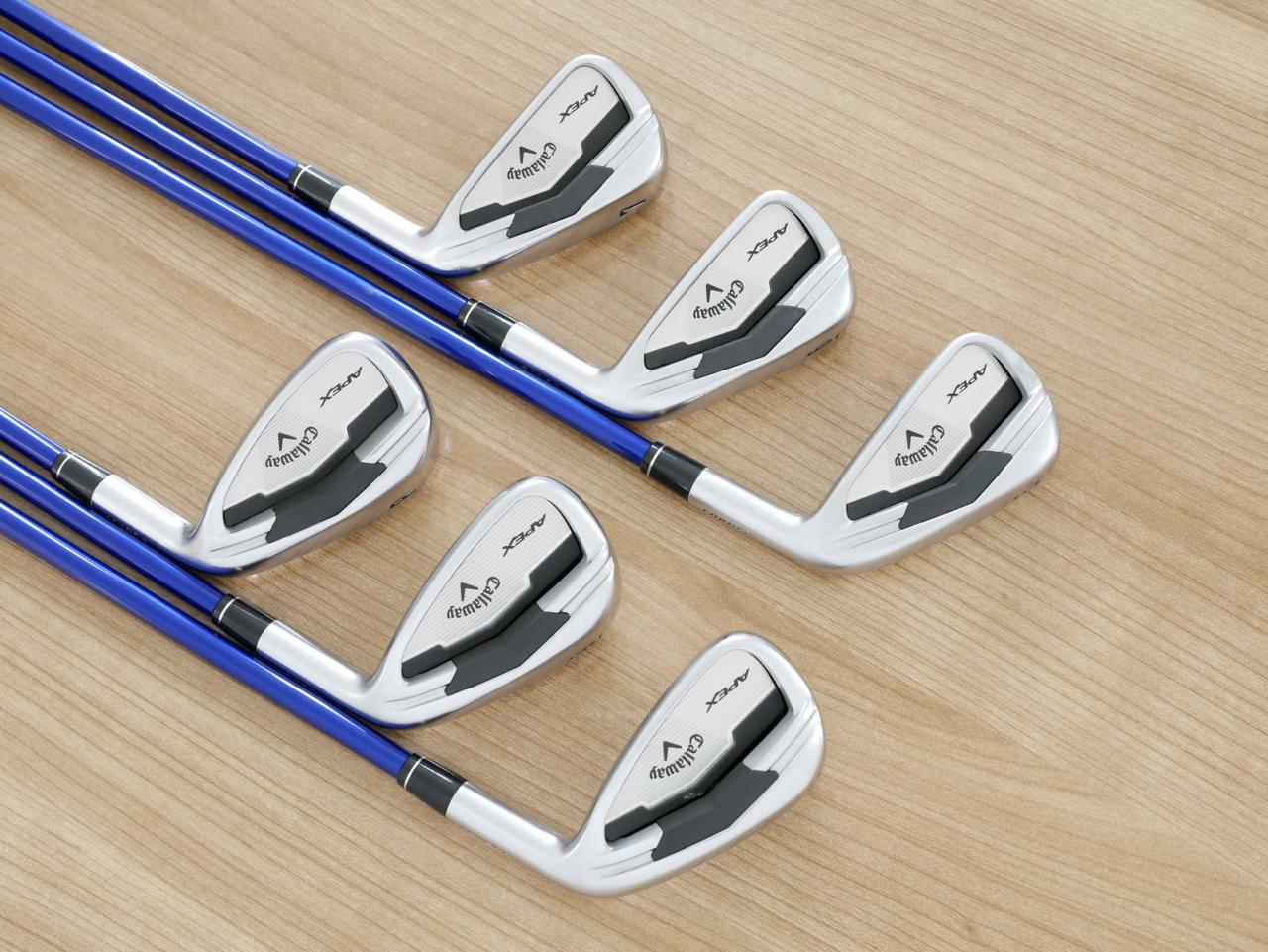 Iron set : Callaway : ชุดเหล็ก Callaway APEX Forged มีเหล็ก 5-Pw (6 ชิ้น) ก้านกราไฟต์ Flex S