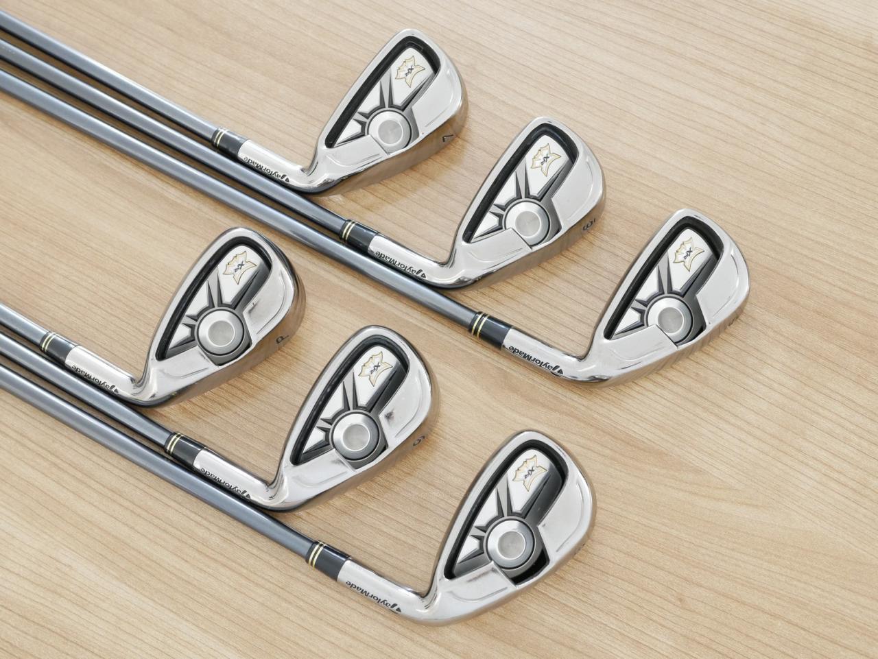 Iron set : Taylormade : ชุดเหล็ก Taylormade XR Forged มีเหล็ก 5-Pw (6 ชิ้น) ก้านกราไฟต์ Flex R