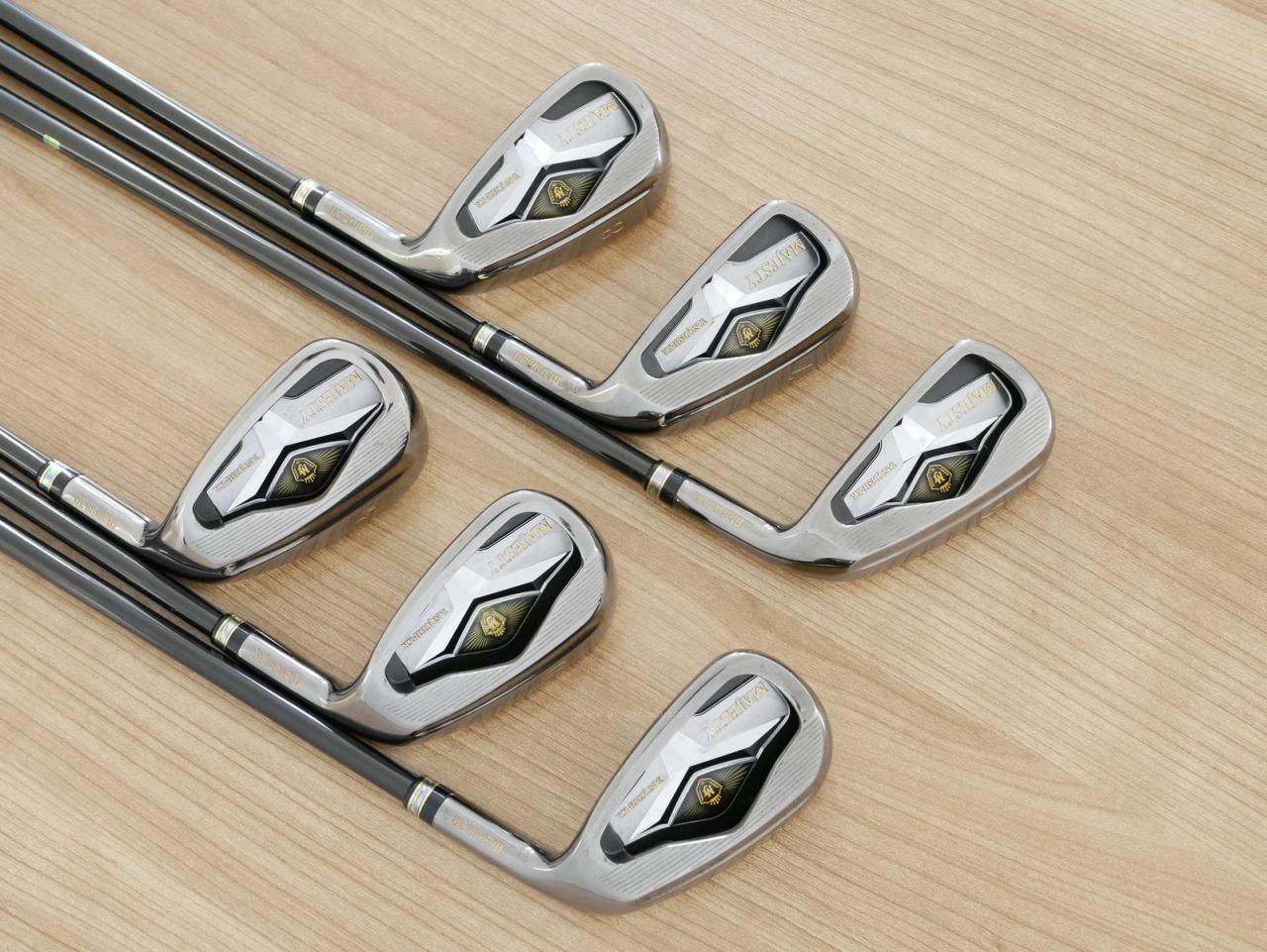 Iron set : Maruman : ชุดเหล็ก Maruman Majesty Vanquich XR (รุ่นท๊อปสุด ตีง่าย ไกลมาก ของใหม่ 7 หมื่นบาท) มีเหล็ก 6-10,Pw (6 ชิ้น) ก้านกราไฟต์ Flex R