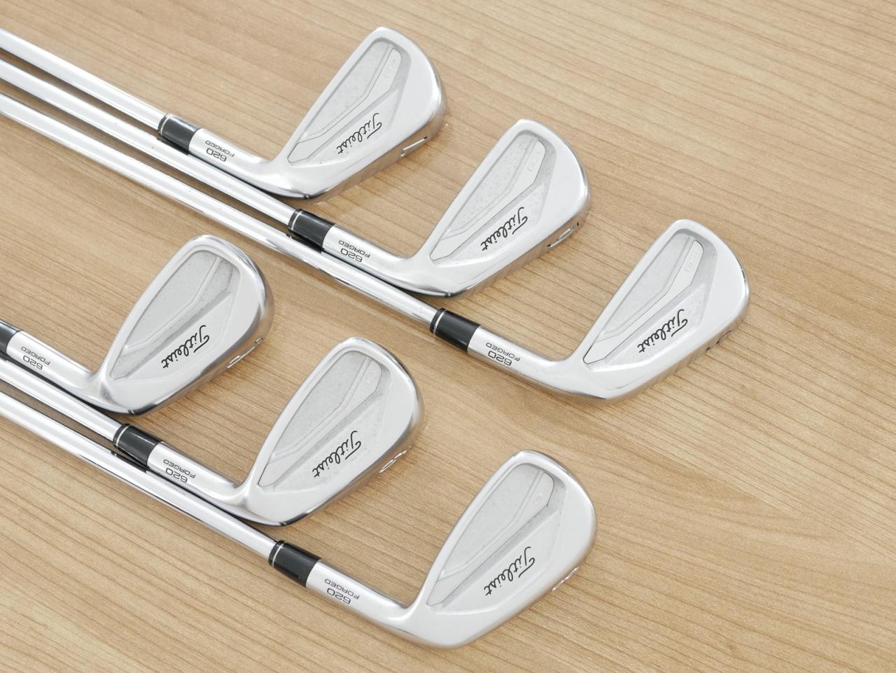 Iron set : Titleist : ชุดเหล็ก Titleist 620CB Forged (ออกปี 2020) มีเหล็ก 5-Pw (6 ชิ้น) ก้านเหล็ก NS Pro ZELOS 8 Flex R