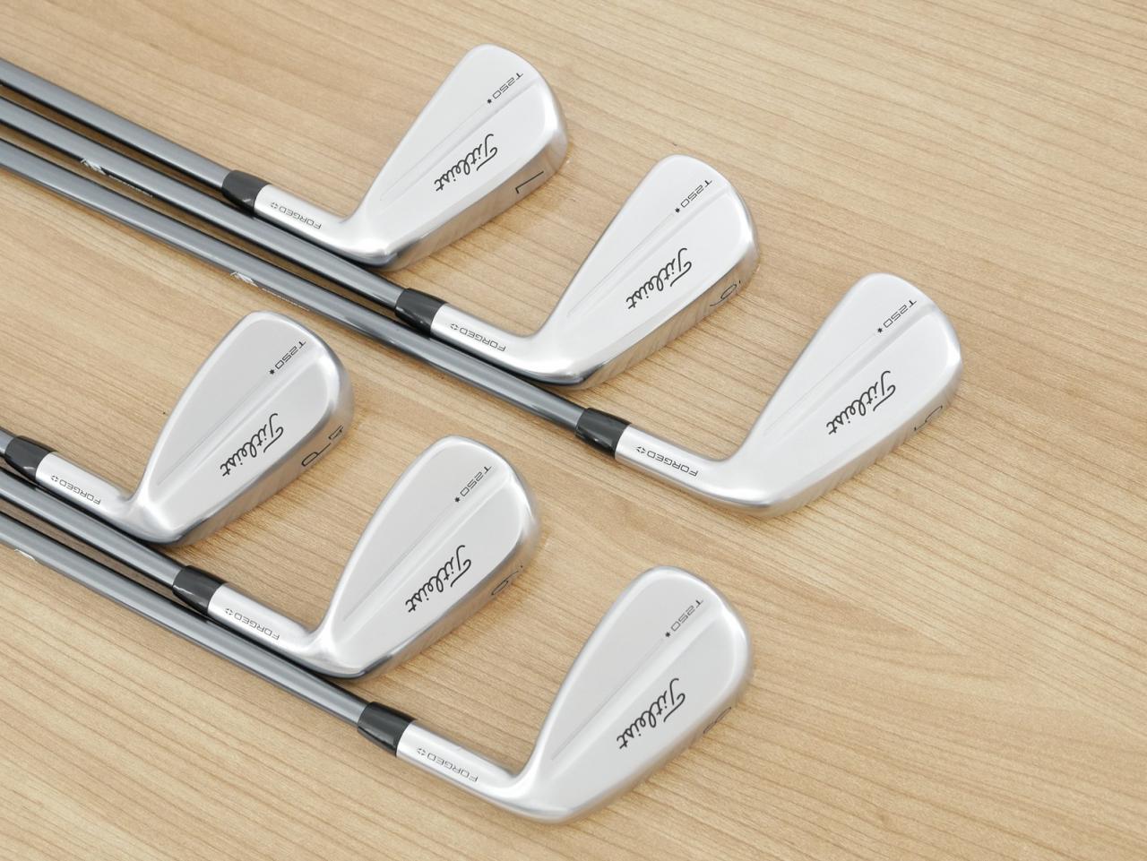 Iron set : Titleist : ชุดเหล็ก Titleist T250 Forged Launch Spec (รุ่นล่าสุด ออกปี 2025 Japan Spec) มีเหล็ก 5-Pw (6 ชิ้น) ก้านกราไฟต์ Mitsubishi MMT 65 Flex R