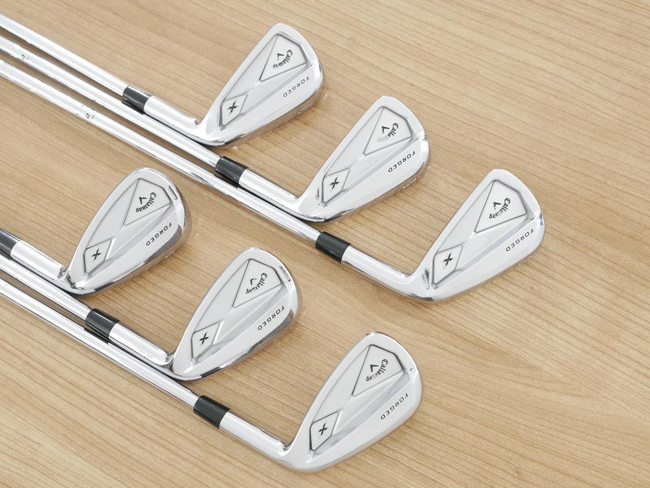 Iron set : Callaway : ชุดเหล็ก Callaway X Forged มีเหล็ก 5-Pw (6 ชิ้น) ก้านเหล็ก Memphis 10 Flex SR