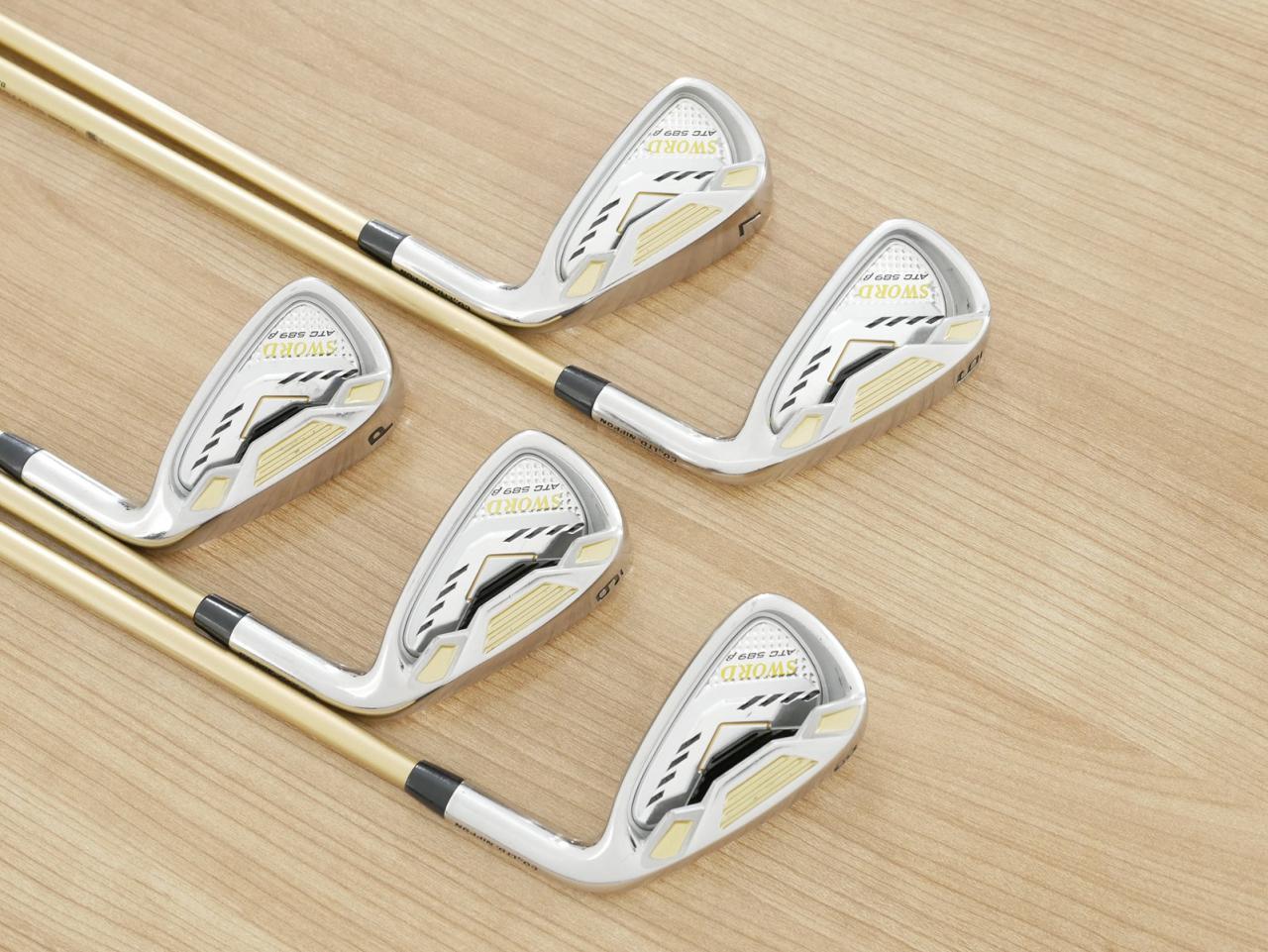 Iron set : Katana : ชุดเหล็ก Katana Sword ATC-589b (ปี 2017) มีเหล็ก 6-Pw (5 ชิ้น) ก้านกราไฟต์ Fujikura Speeder 589 Flex SR