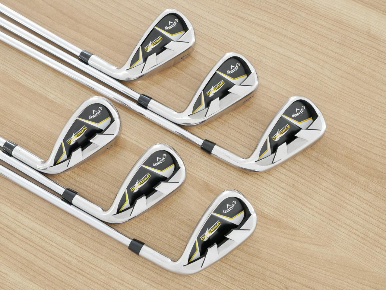 Iron set : Callaway : ชุดเหล็ก Callaway Warbird มีเหล็ก 5-Pw (6 ชิ้น) ก้านเหล็ก Uniflex