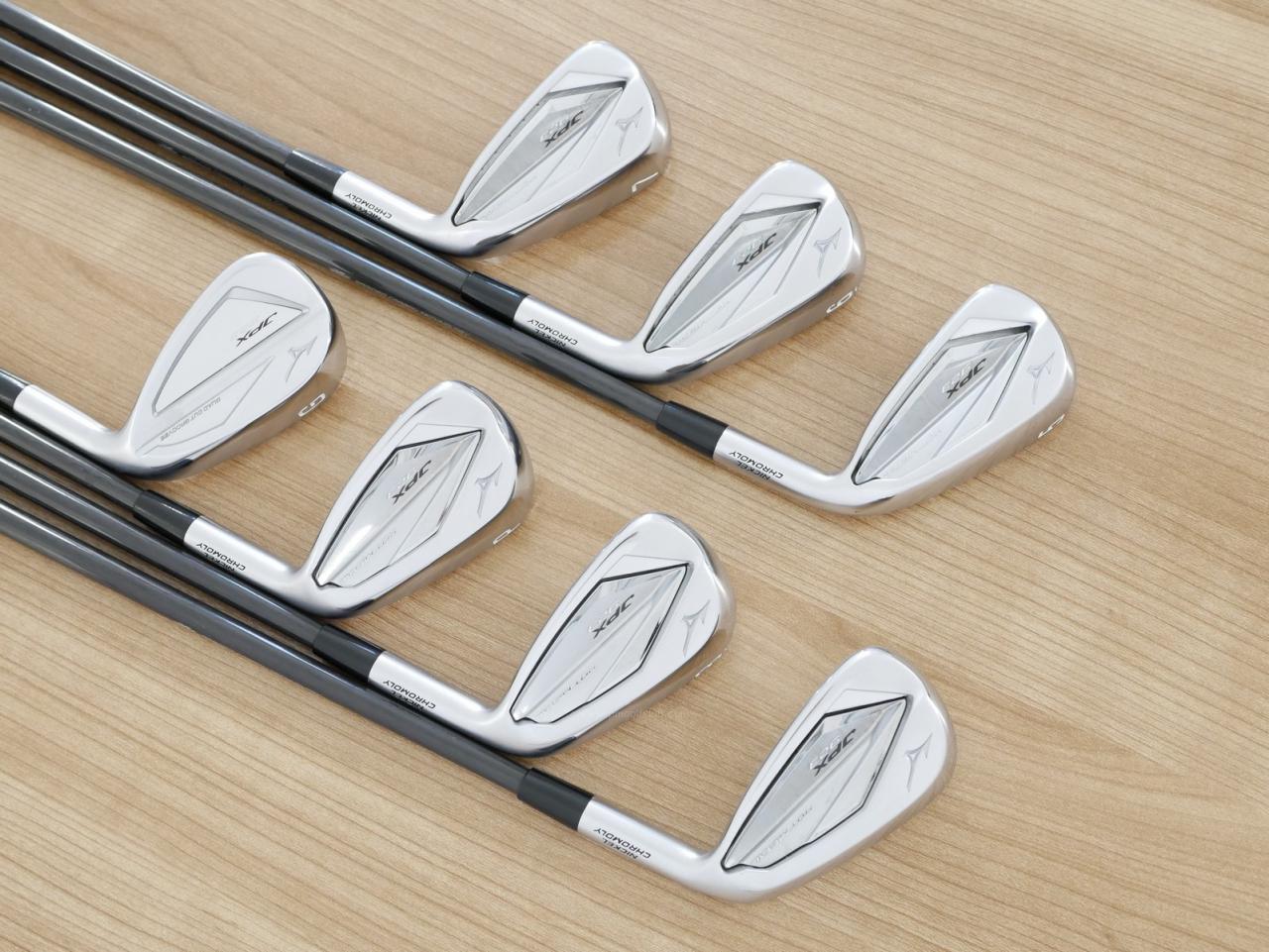 Iron set : Mizuno : ชุดเหล็ก Mizuno JPX 923 Hot Metal (รุ่นปี 2023 ตัวท๊อป ง่าย ไกล) มีเหล็ก 5-Pw,Aw (7 ชิ้น) ก้านกราไฟต์ Mitsubishi OTI 75 Flex S