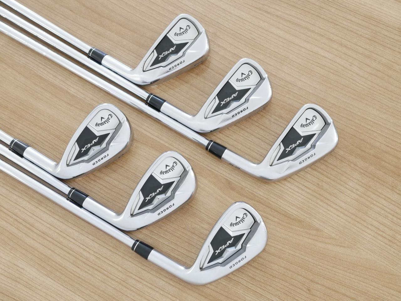 Iron set : Callaway : ชุดเหล็ก Callaway APEX Forged (ออกปี 2019) มีเหล็ก 5-Pw (6 ชิ้น) ก้านเหล็ก NS Pro Modus 105 Flex S