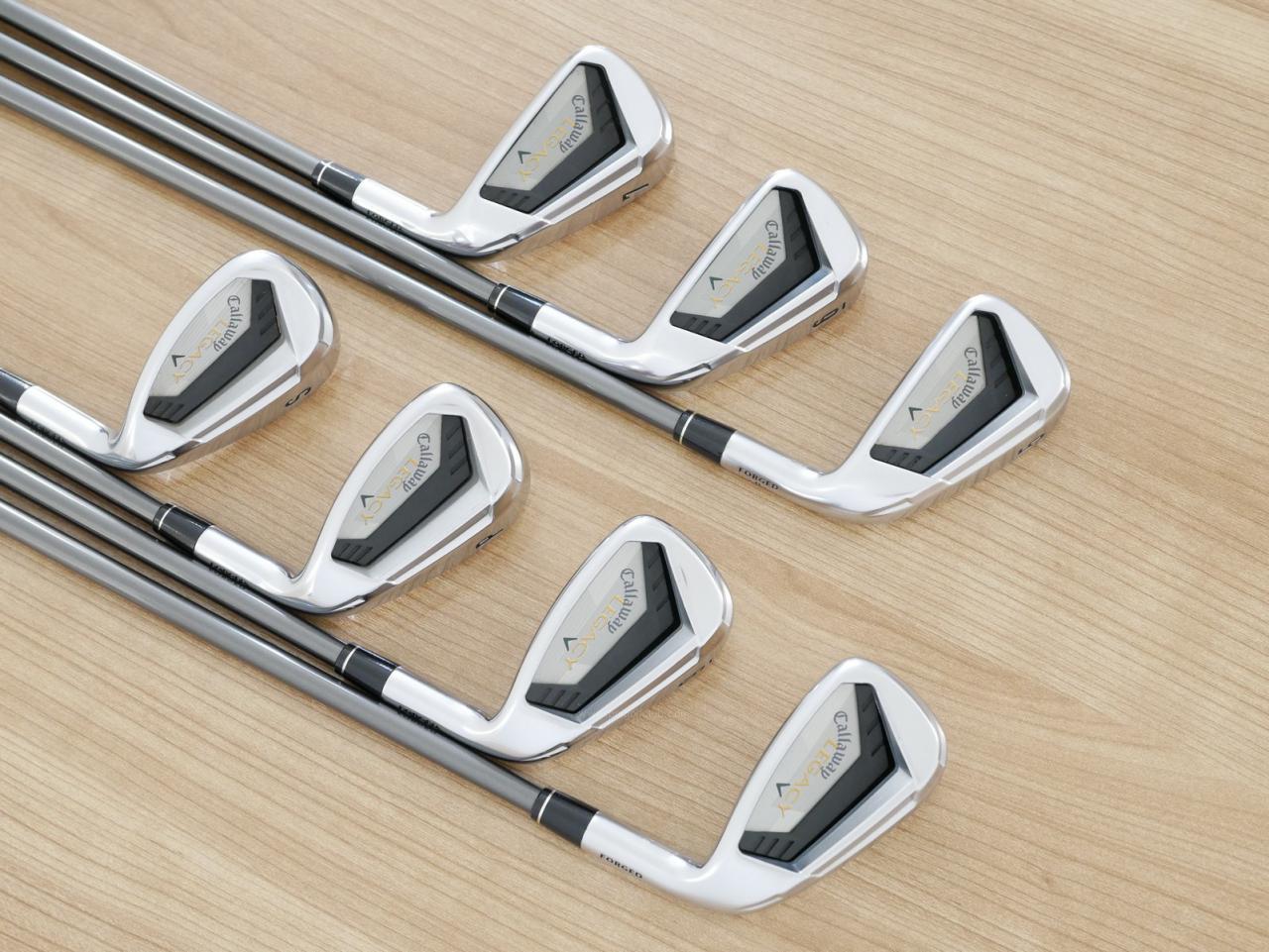 Iron set : Callaway : ชุดเหล็ก Callaway Legacy V (Forged) มีเหล็ก 5-Pw,Sw (7 ชิ้น) ก้านกราไฟต์ Flex R