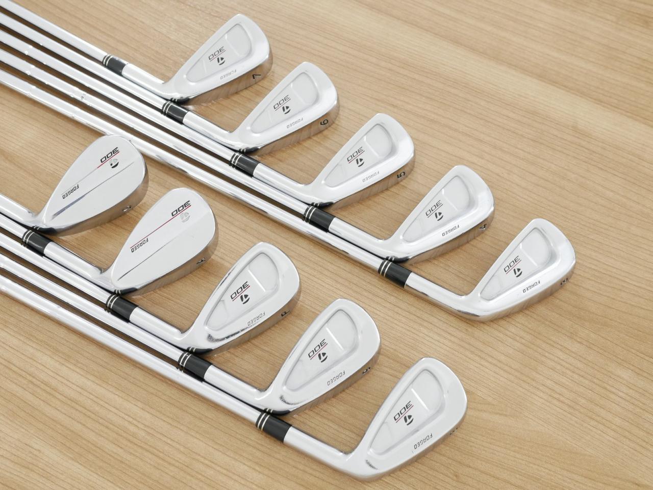 Iron set : Taylormade : ชุดเหล็ก Taylormade 300 Forged (นุ่มมากๆ) มีเหล็ก 3-Pw,Aw.Sw (10 ชิ้น) ก้านเหล็ก Flex -