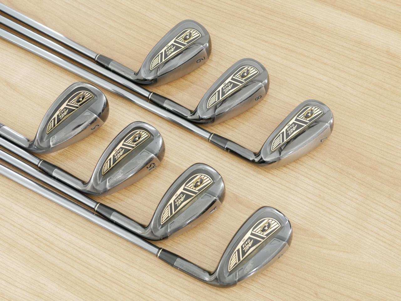 Iron set : Tsuruya : ชุดเหล็ก Tsuruya AXEL Gold Premium III (ออกปี 2019 ของใหม่ 6 หมื่นกว่าบาท หน้าเด้งสุดๆ ไกลสุดๆๆ) มีเหล็ก 7-Pw,Aw,As,Sw (7 ชิ้น) ก้านกราไฟต์ Flex R