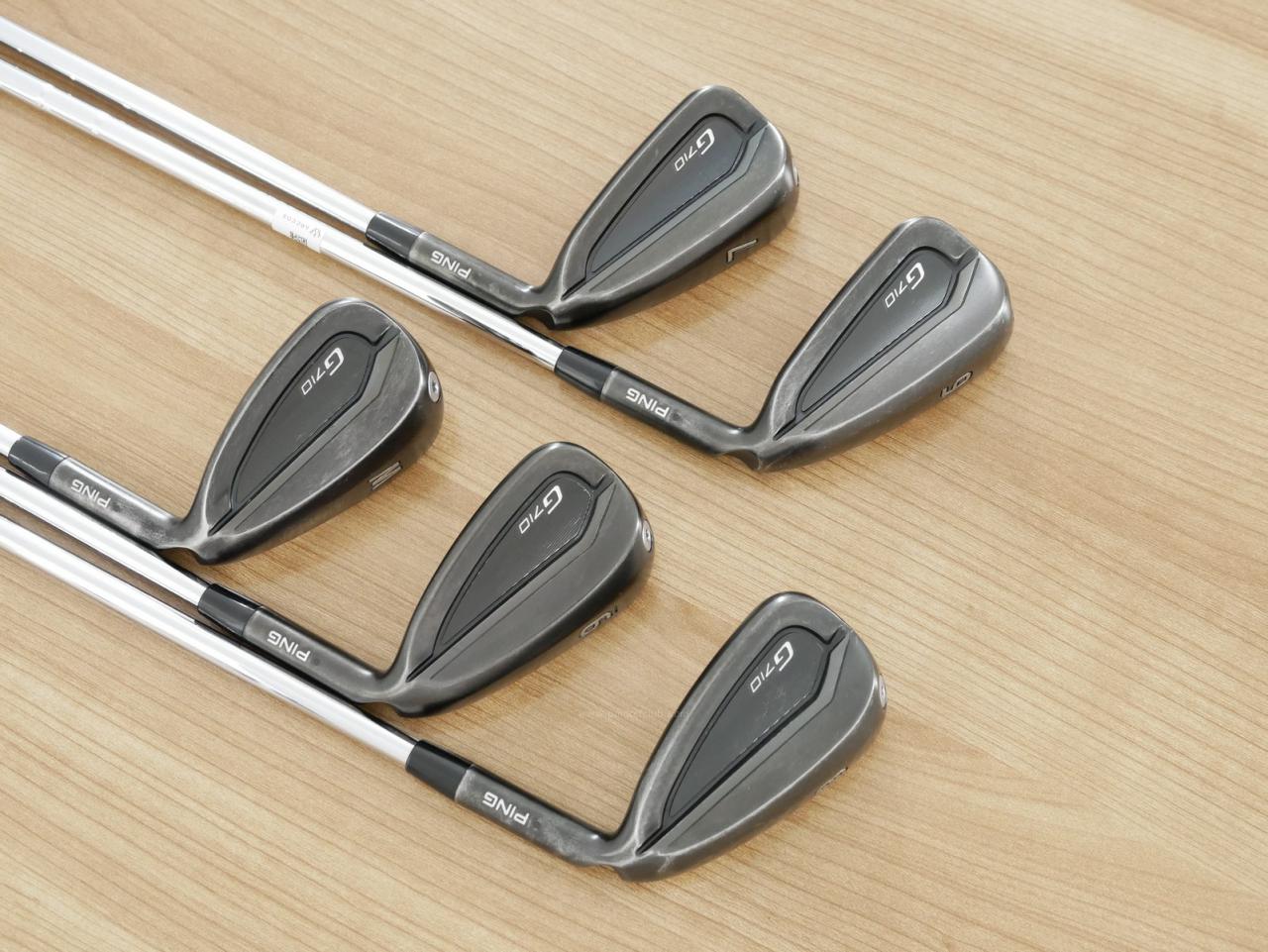 Iron set : Ping : ชุดเหล็ก Ping G710 (รุ่นปี 2021 Japan Spec. ใบใหญ่ ง่ายที่สุด ไกลที่สุดของ Ping) มีเหล็ก 6-Pw (5 ชิ้น) ก้านเหล็ก NS Pro 950 NEO Flex S