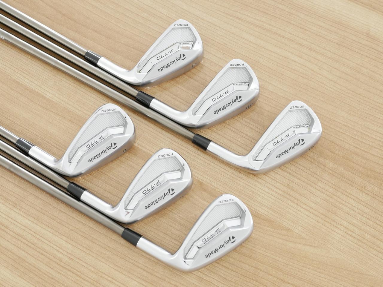 Iron set : Taylormade : ชุดเหล็ก Taylormade P770 Forged (ปี 2018 นุ่ม แน่น) มีเหล็ก 5-Pw (6 ชิ้น) ก้านเหล็ก NS Pro Modus 115 Limited Flex X