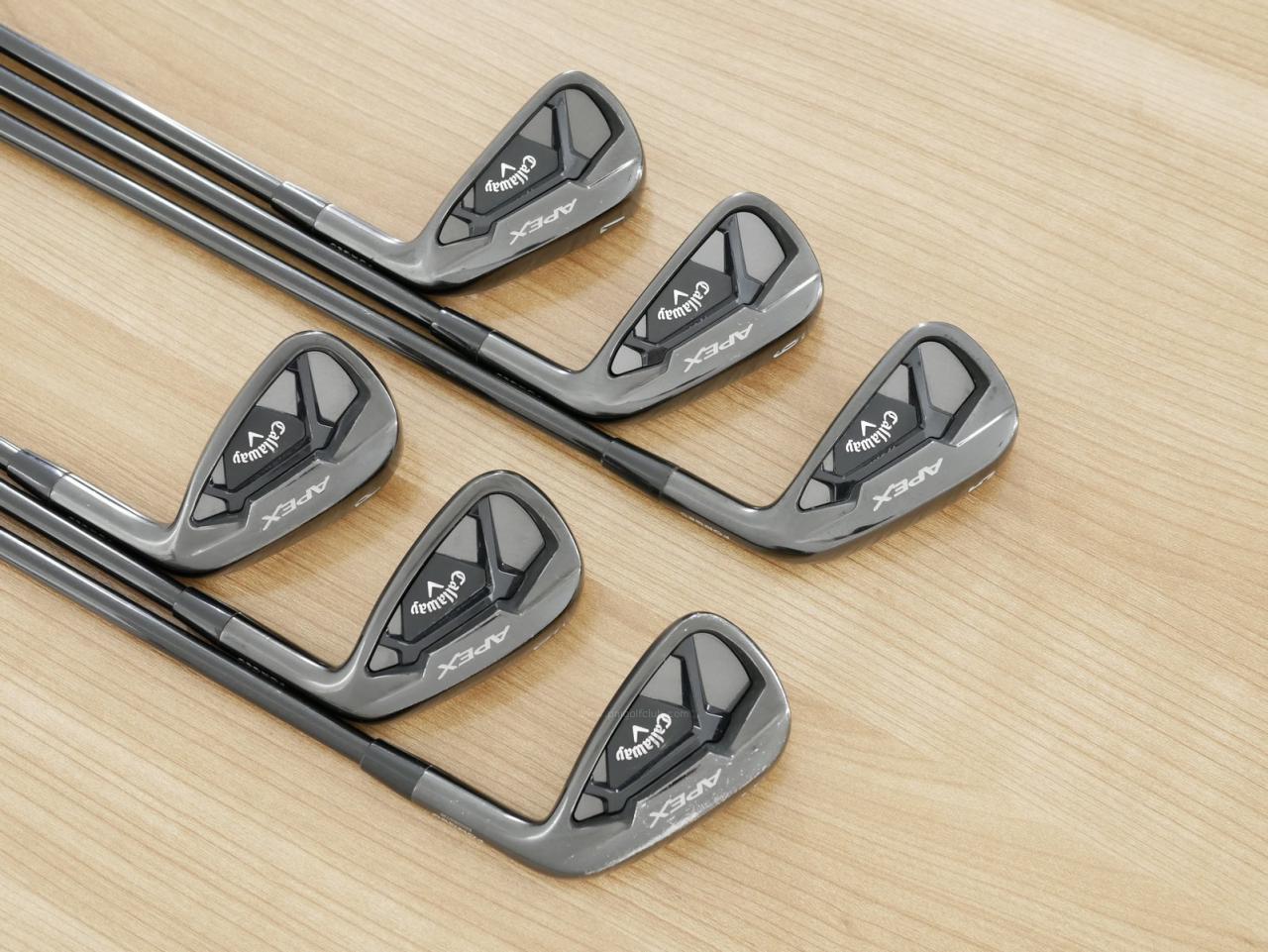 Iron set : Callaway : ชุดเหล็ก Callaway APEX Black Forged (หายาก ปี 2022) มีเหล็ก 5-Pw (6 ชิ้น) ก้านกราไฟต์ Graphite Design RAUNE i75 Flex R