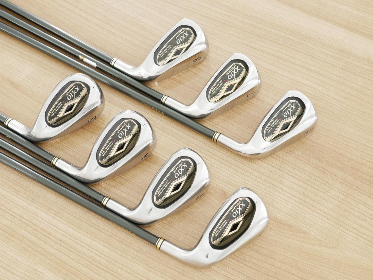 Iron set : XXIO : ชุดเหล็ก XXIO Prime 7 (รุ่นท๊อปสุด ตีง่าย ไกล) มีเหล็ก 6-Pw,Aw,Sw (7 ชิ้น) ก้านกราไฟต์ SP-700 Flex R