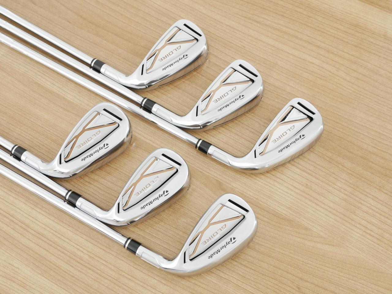 Iron set : Taylormade : ชุดเหล็ก Taylormade SIM GLOIRE (รุ่นปี 2021 รุ่นท๊อปสุด Japan Spec) มีเหล็ก 6-Pw,Aw (6 ชิ้น) ก้านเหล็ก NS Pro 790 Flex S