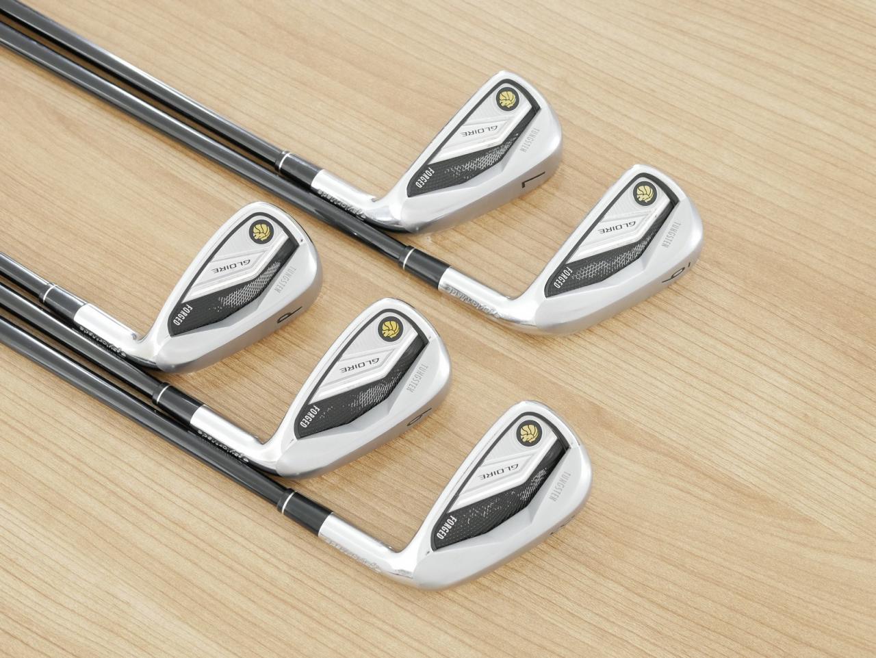 Iron set : Taylormade : ชุดเหล็ก Taylormade Gloire Forged (รุ่นท๊อปสุด Japan Spec.) มีเหล็ก 6-Pw (5 ชิ้น) ก้านกราไฟต์ Flex S