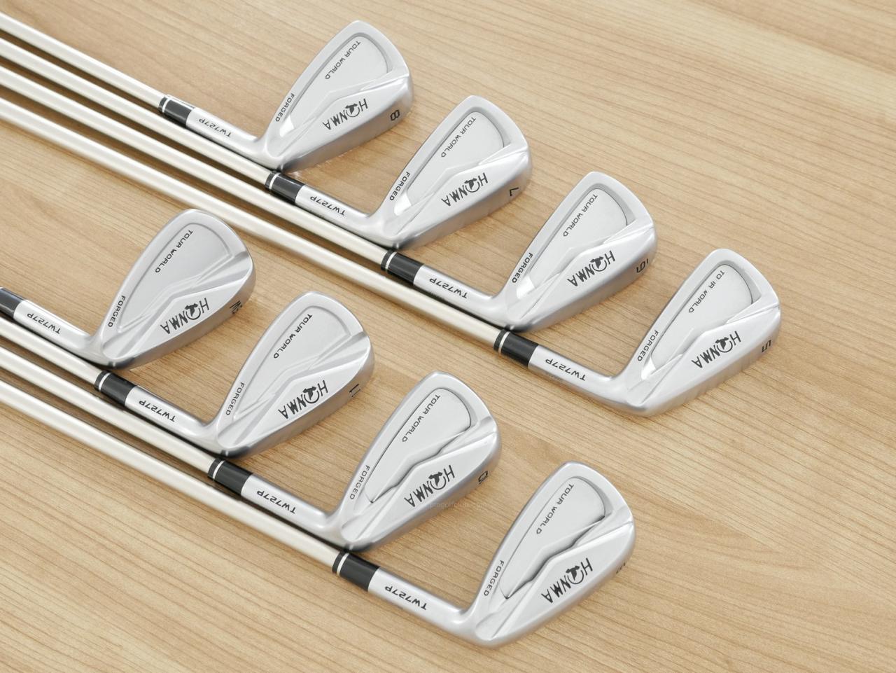 Iron set : Honma : ชุดเหล็ก Honma Tour World TW727P (Forged ออกปี 2016) มีเหล็ก 5-11,Sw (8 ชิ้น) ก้านกราไฟต์ Honma Vizard I55 Flex S
