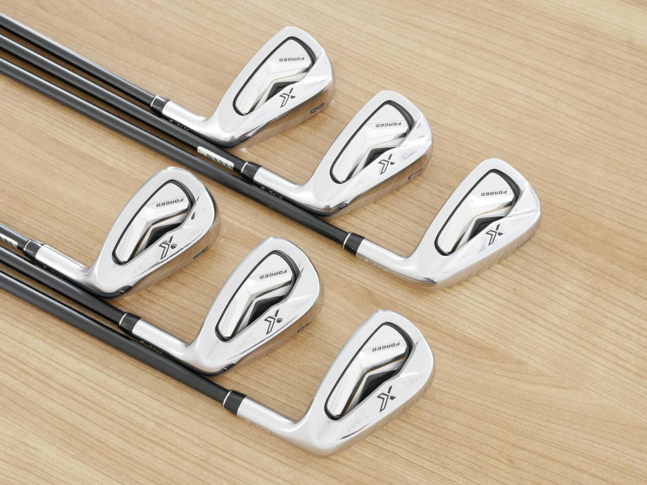 Iron set : XXIO : ชุดเหล็ก XXIO X Forged (รุ่นปี 2021) มีเหล็ก 6-Pw,Aw (6 ชิ้น) ก้านกราไฟต์ Miyazaki AX-1 Flex S