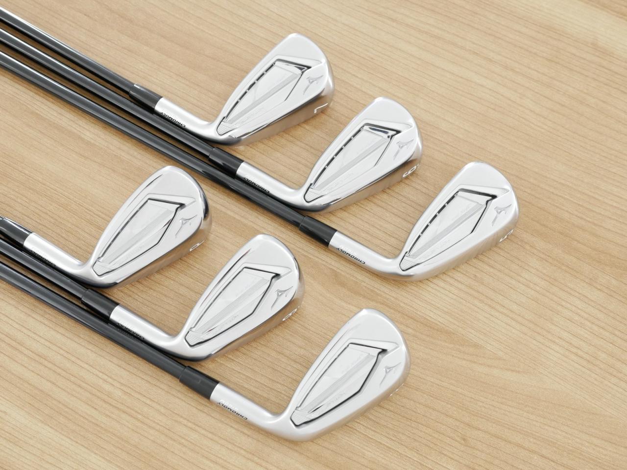 Iron set : Mizuno : ชุดเหล็ก Mizuno JPX 919 Hot Metal (ออกปี 2019 ตัวท๊อป ใบใหญ่ ไกล หน้าเด้ง) มีเหล็ก 5-Pw (6 ชิ้น) ก้านกราไฟต์ Flex R