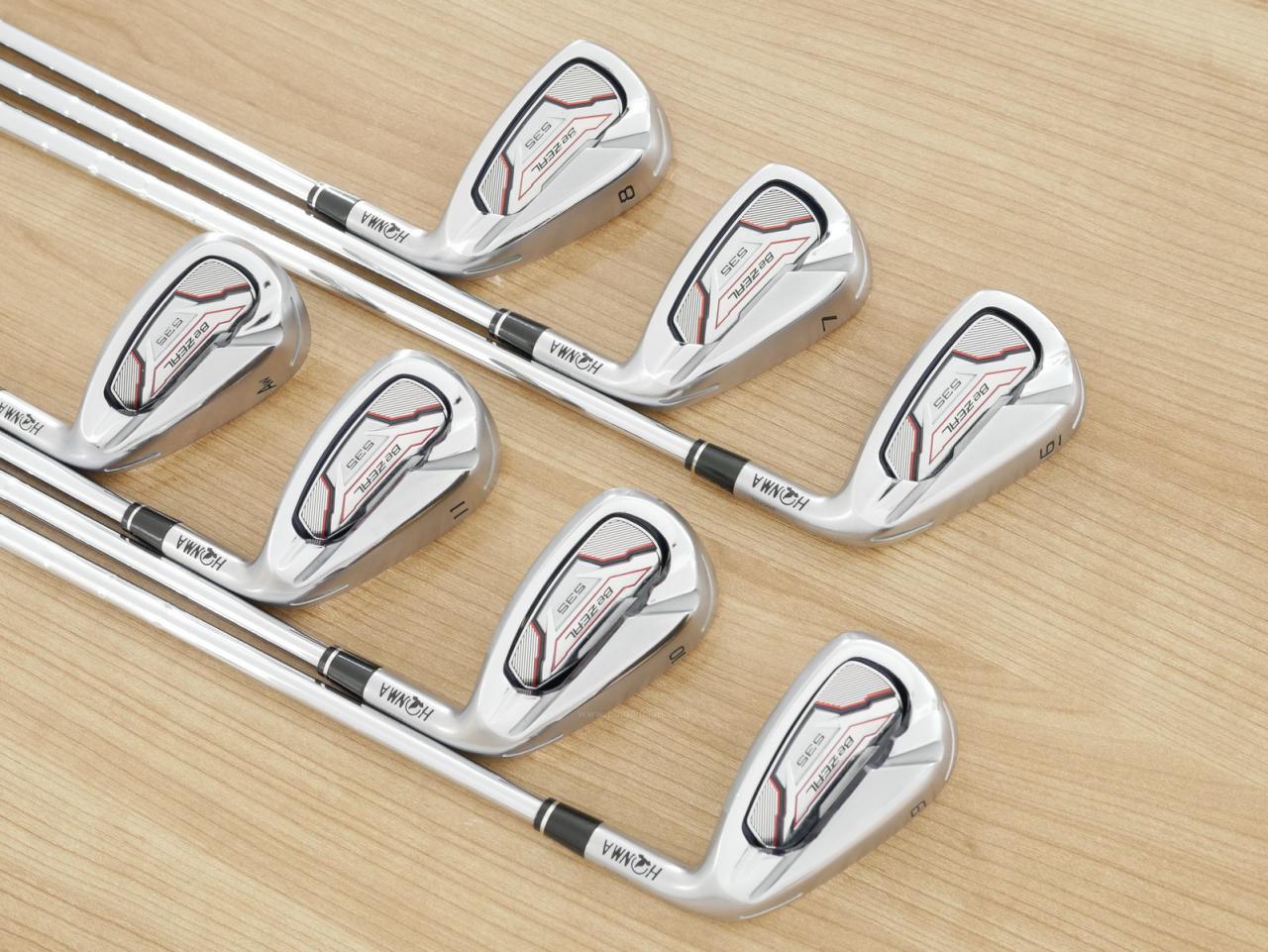 Iron set : Honma : ชุดเหล็ก Honma Bezeal 535 (ปี 2019 รุ่นนี้ใบใหญ่ที่สุดของ Honma) มีเหล็ก 6-11,Aw (7 ชิ้น) ก้านเหล็ก NS Pro 950 Flex S