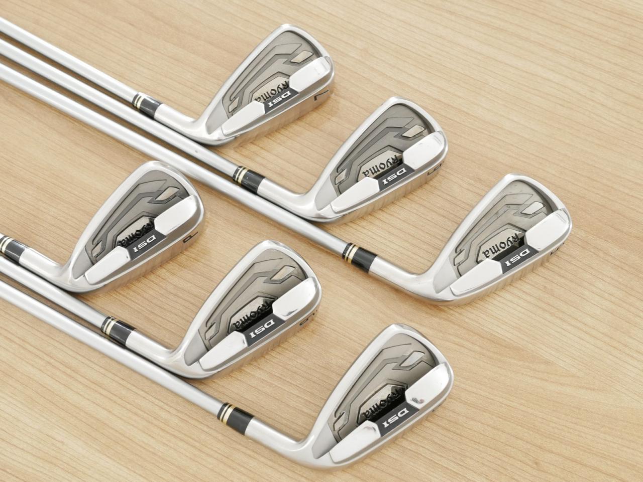 Iron set : Other Brand : ชุดเหล็ก Ryoma DSI (ตีง่ายมาก ไกลมากๆ หายากสุดๆ) มีเหล็ก 5-Pw (6 ชิ้น เหล็ก 7 ระยะเท่าเหล็ก 6 รุ่นอื่น) ก้านกราไฟต์ Tour AD Flex S