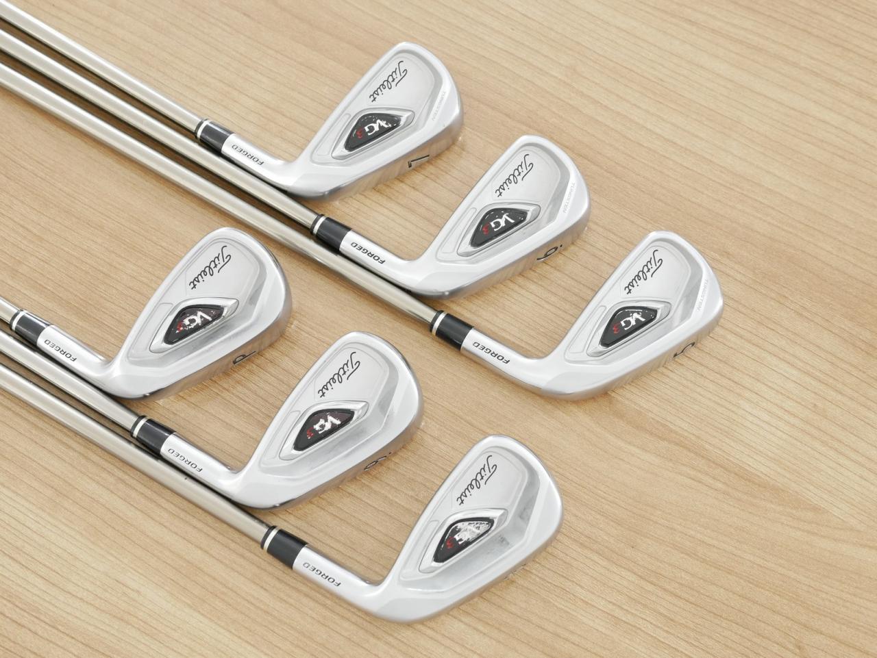 Iron set : Titleist : ชุดเหล็ก Titleist VG3 Forged (Japan Spec. นุ่มแน่น) มีเหล็ก 5-Pw (6 ชิ้น) ก้านกราไฟต์ UST Mamiya ATTAS 60 Flex S