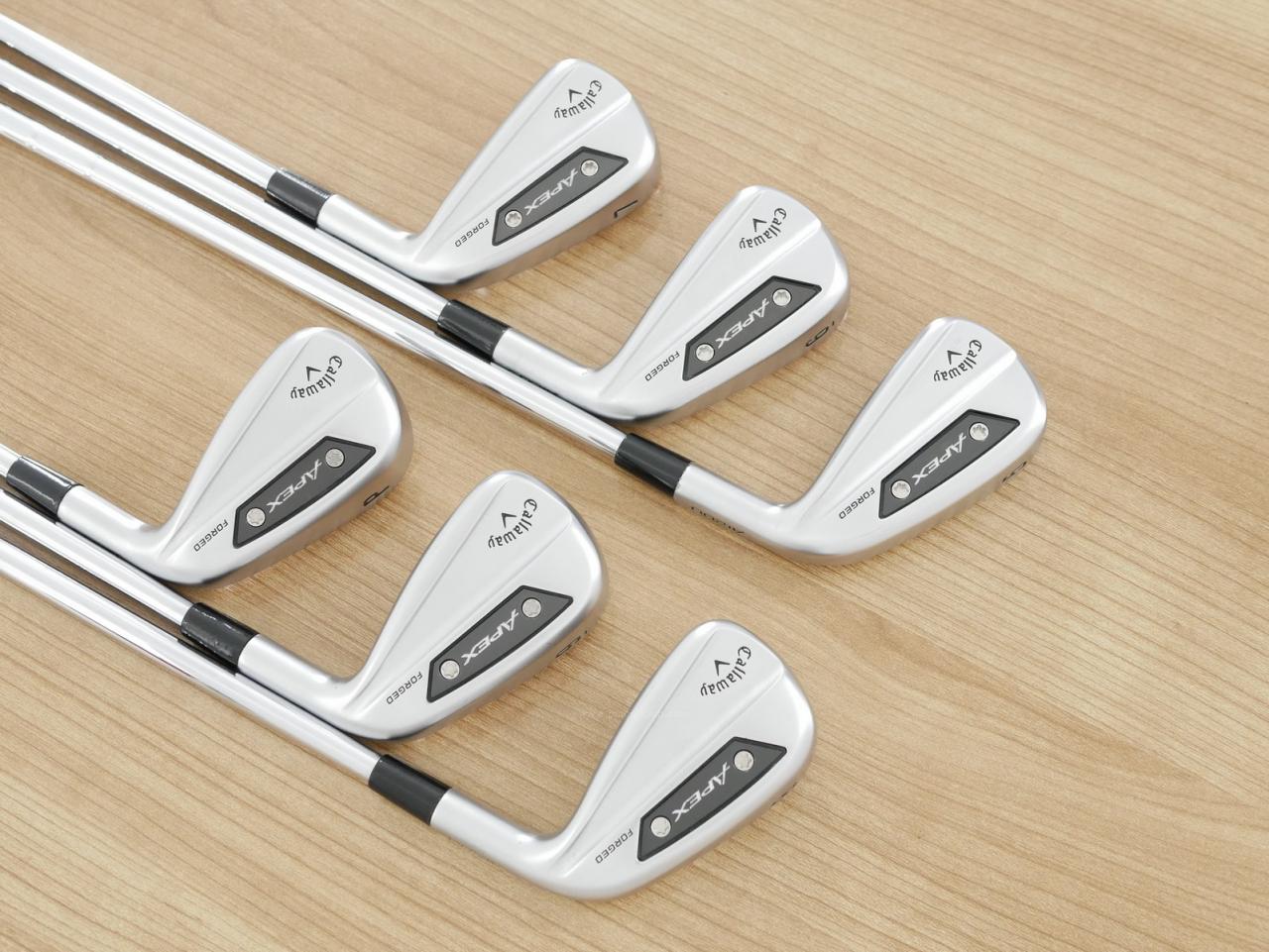 Iron set : Callaway : ชุดเหล็ก Callaway APEX Ai200 Forged (รุ่นล่าสุด ออกปี 2024) มีเหล็ก 5-Pw (6 ชิ้น) ก้านเหล็ก NS Pro 950 NEO Flex S