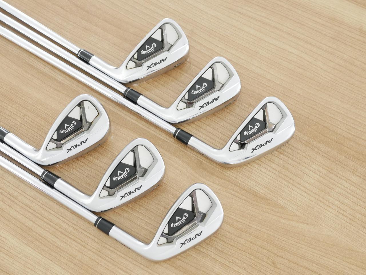 Iron set : Callaway : ชุดเหล็ก Callaway APEX Forged (รุ่นปี 2022) มีเหล็ก 5-Pw (6 ชิ้น) ก้านเหล็ก NS Pro Modus 105 Flex S