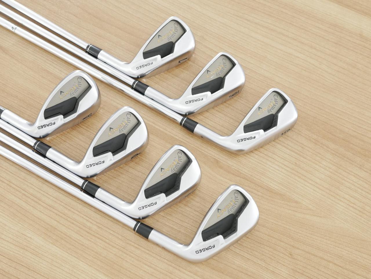 Iron set : Callaway : ชุดเหล็ก Callaway Legacy V (Forged) มีเหล็ก 5-Pw,Aw (7 ชิ้น) ก้านเหล็ก GS95 R300