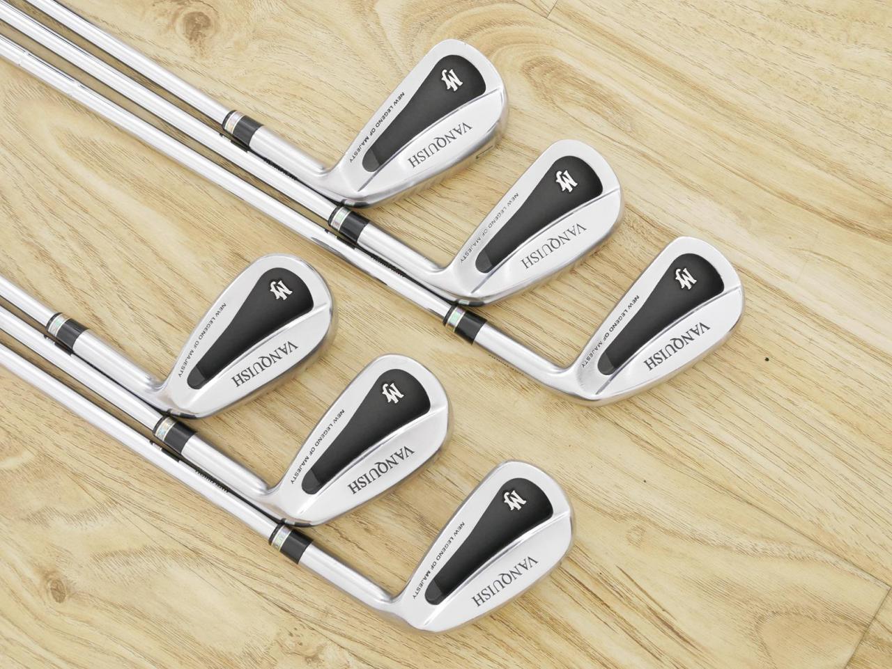 Iron set : Maruman : ชุดเหล็ก Maruman Majesty Vanquich (รุ่นท๊อปสุด ปี 2017 ของใหม่ 6 หมื่นบาท) มีเหล็ก 5-Pw (6 ชิ้น) ก้านเหล็ก NS Pro 850 Flex R