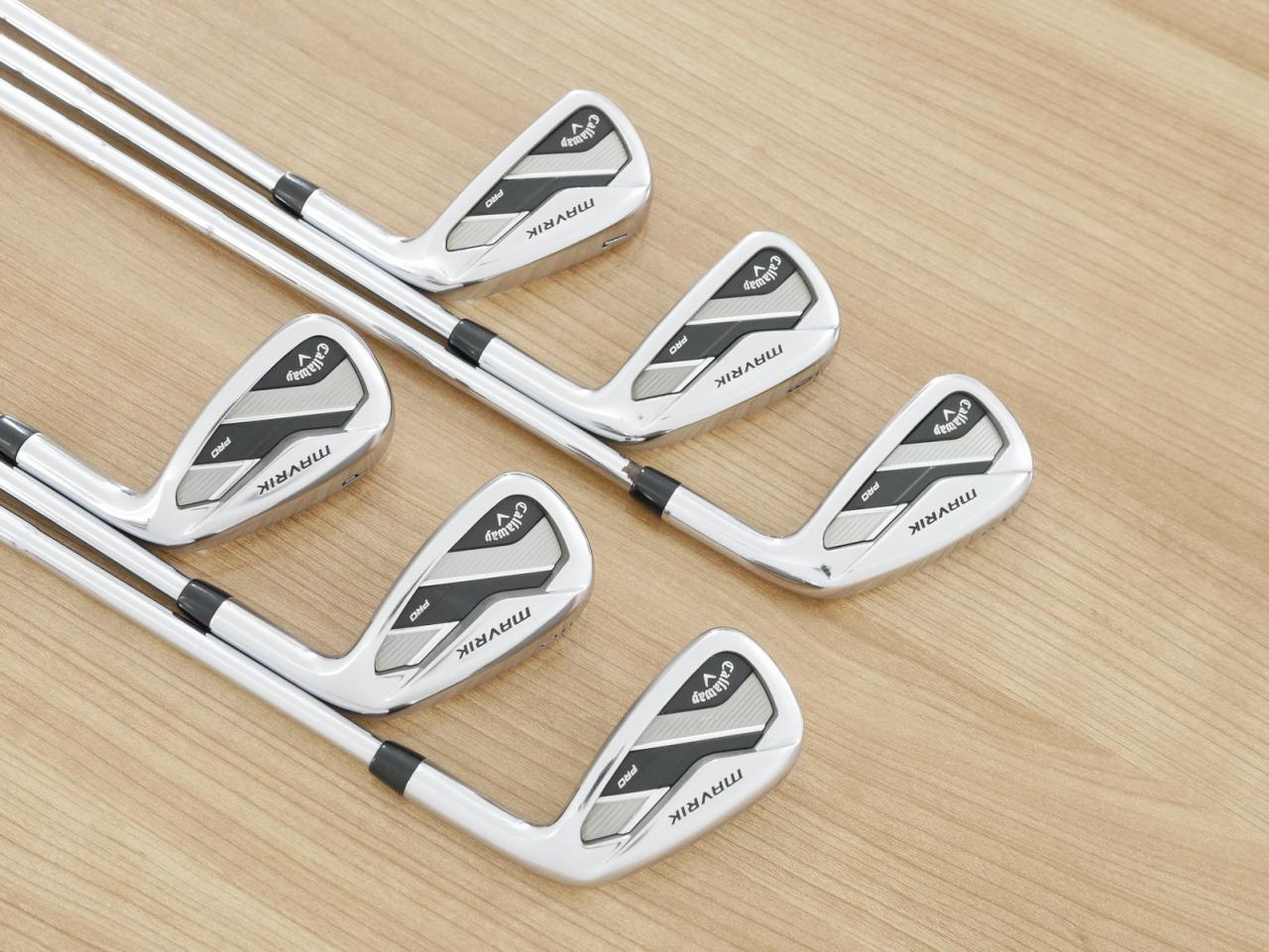 Iron set : Callaway : ชุดเหล็ก Callaway Mavrik Pro (ออกปี 2020) มีเหล็ก 5-Pw (6 ชิ้น) ก้านเหล็ก Dynamic Gold S200