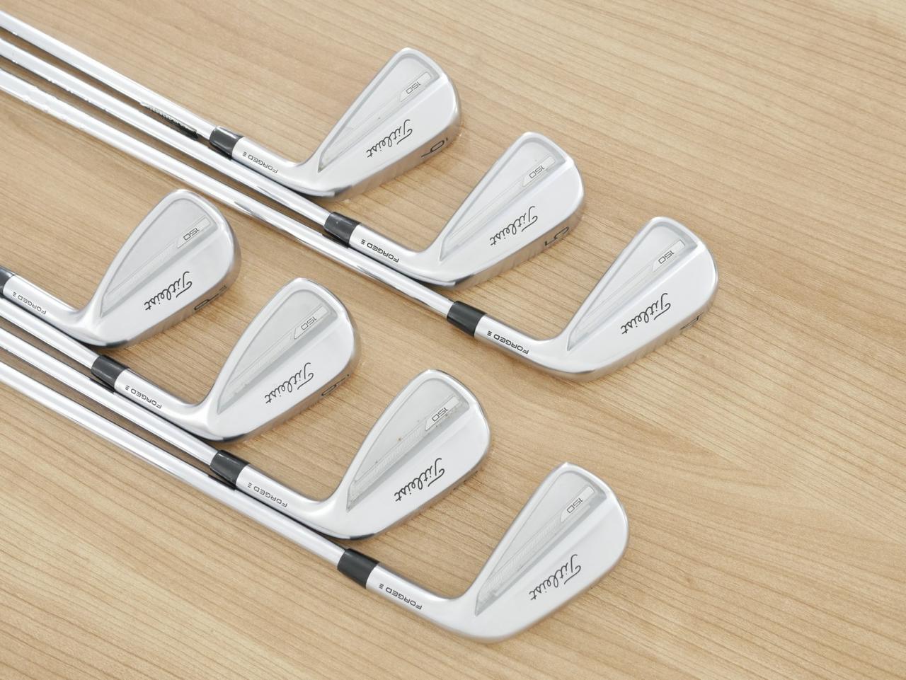 Iron set : Titleist : ชุดเหล็ก Titleist T150 Forged (ออกปี 2023 นุ่ม แน่น คม) มีเหล็ก 4-Pw (7 ชิ้น) ก้านเหล็ก AMT Black S300