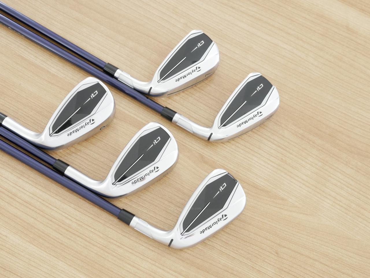 Iron set : Taylormade : ชุดเหล็ก Taylormade Qi (รุ่นล่าสุด ออกปี 2024 Japan Spec.) มีเหล็ก 6-Pw (5 ชิ้น) ก้านกราไฟต์ Mitsubishi Diamana TM60 Flex R