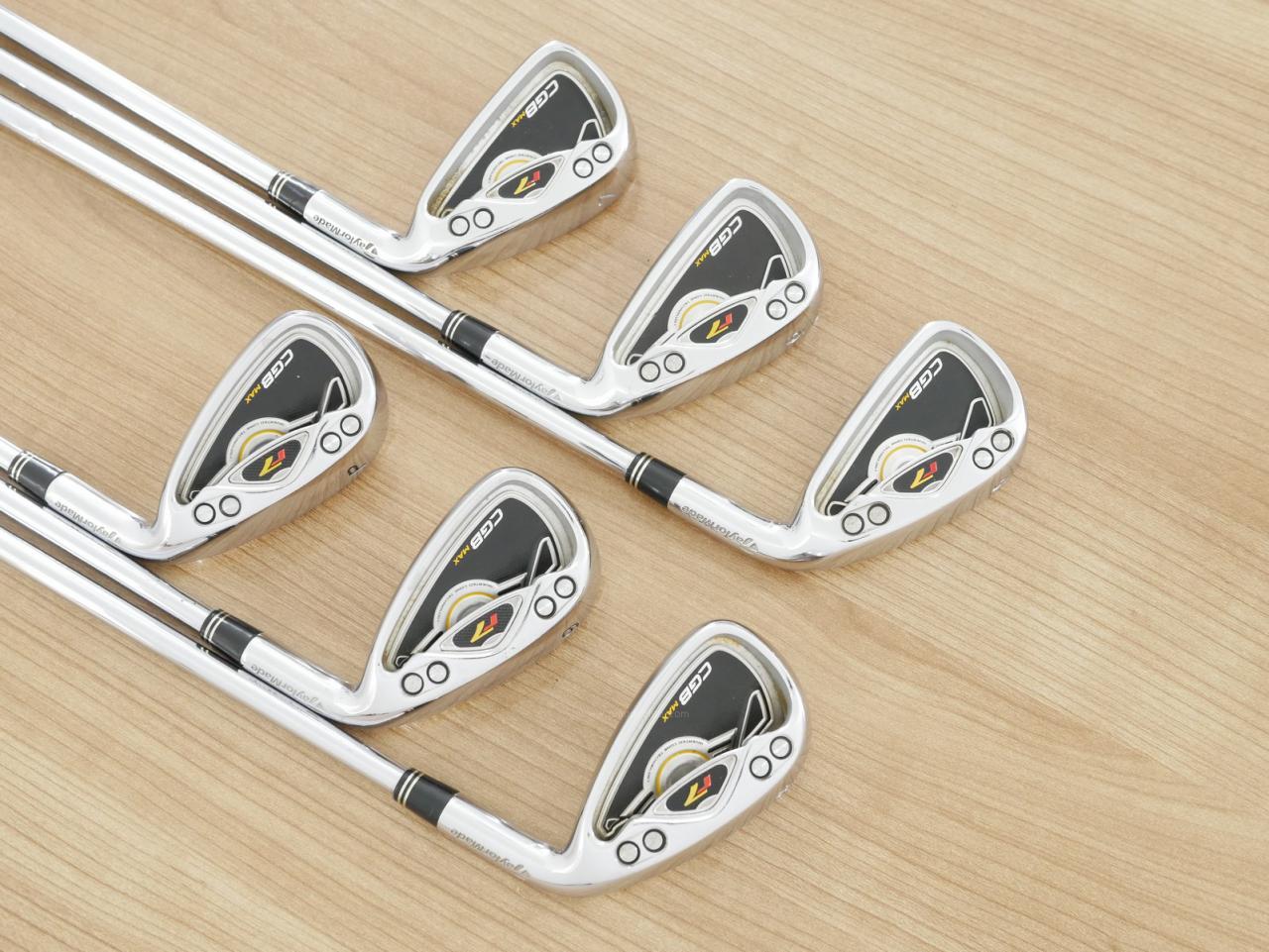 Iron set : Taylormade : ชุดเหล็ก Taylormade R7 CGB Max (ใบใหญ่ ตีง่าย) มีเหล็ก 5-Pw (6 ชิ้น) ก้านเหล็ก NS Pro 950 Flex R