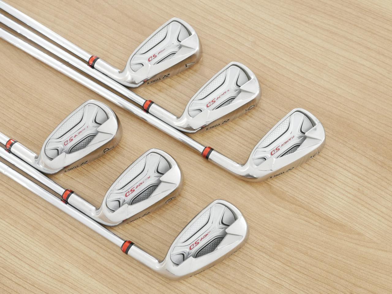Iron set : Yonex : ชุดเหล็ก Yonex Nano V SD มีเหล็ก 5-Pw (6 ชิ้น) ก้านเหล็ก NS Pro 950 HT Flex S