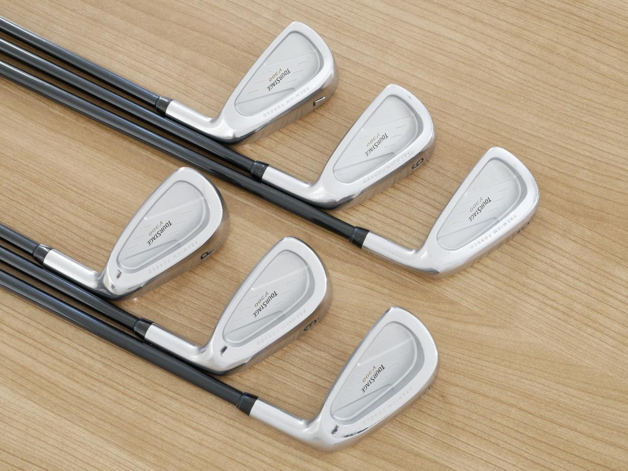 Iron set : Tourstage : ชุดเหล็ก Tourstage V300 (Forged) มีเหล็ก 5-Pw (6 ชิ้น) ก้านกราไฟต์ Flex R
