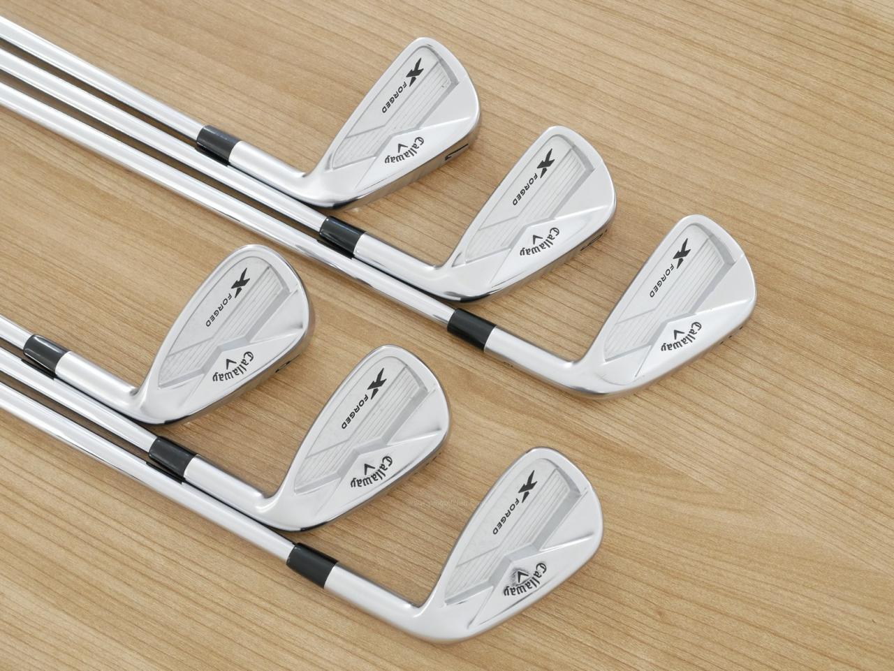 Iron set : Callaway : ชุดเหล็ก Callaway X Forged (ปี 2019) มีเหล็ก 5-Pw (6 ชิ้น) ก้านเหล็ก NS Pro Modus 120 Flex S