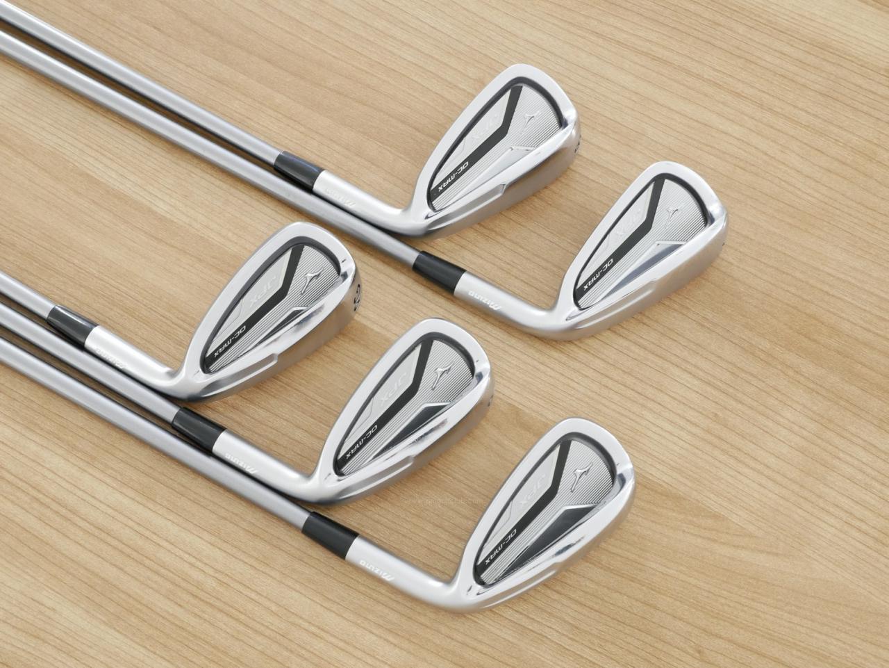 Iron set : Mizuno : ชุดเหล็ก Mizuno JPX DC-MAX (ตีง่าย ไกลมาก) มีเหล็ก 7-Pw,Pg (5 ชิ้น) ก้านกราไฟต์ Fujikura Speeder MAX i48 Flex R