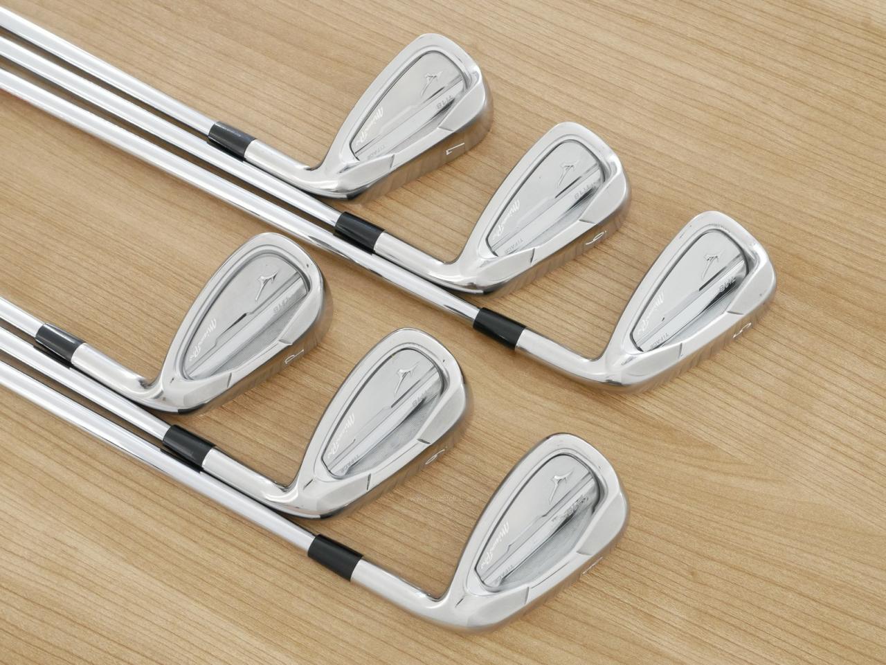 Iron set : Mizuno : ชุดเหล็ก Mizuno Pro Ti18 (รุ่นปี 2019 หน้า Titanium ตีง่าย ไกล) มีเหล็ก 5-Pw (6 ชิ้น) ก้านเหล็ก NS Pro MODUS3 TOUR120 Flex S