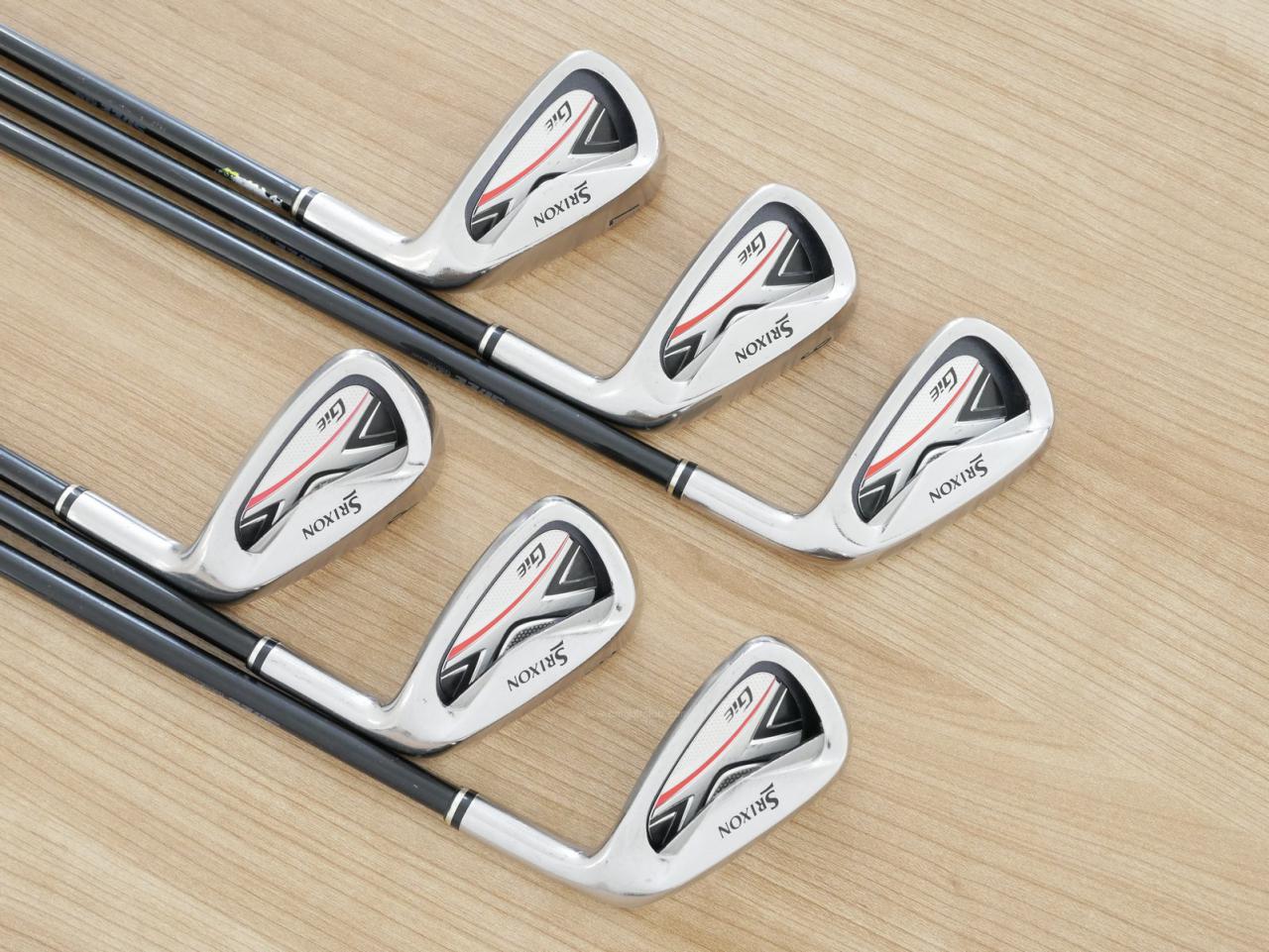 Iron set : Other Brand : ชุดเหล็ก Srixon GIE (ใบใหญ่ ตีง่าย) มีเหล็ก 5-Pw (6 ชิ้น) ก้านกราไฟต์ Miyazaki 61 Flex R