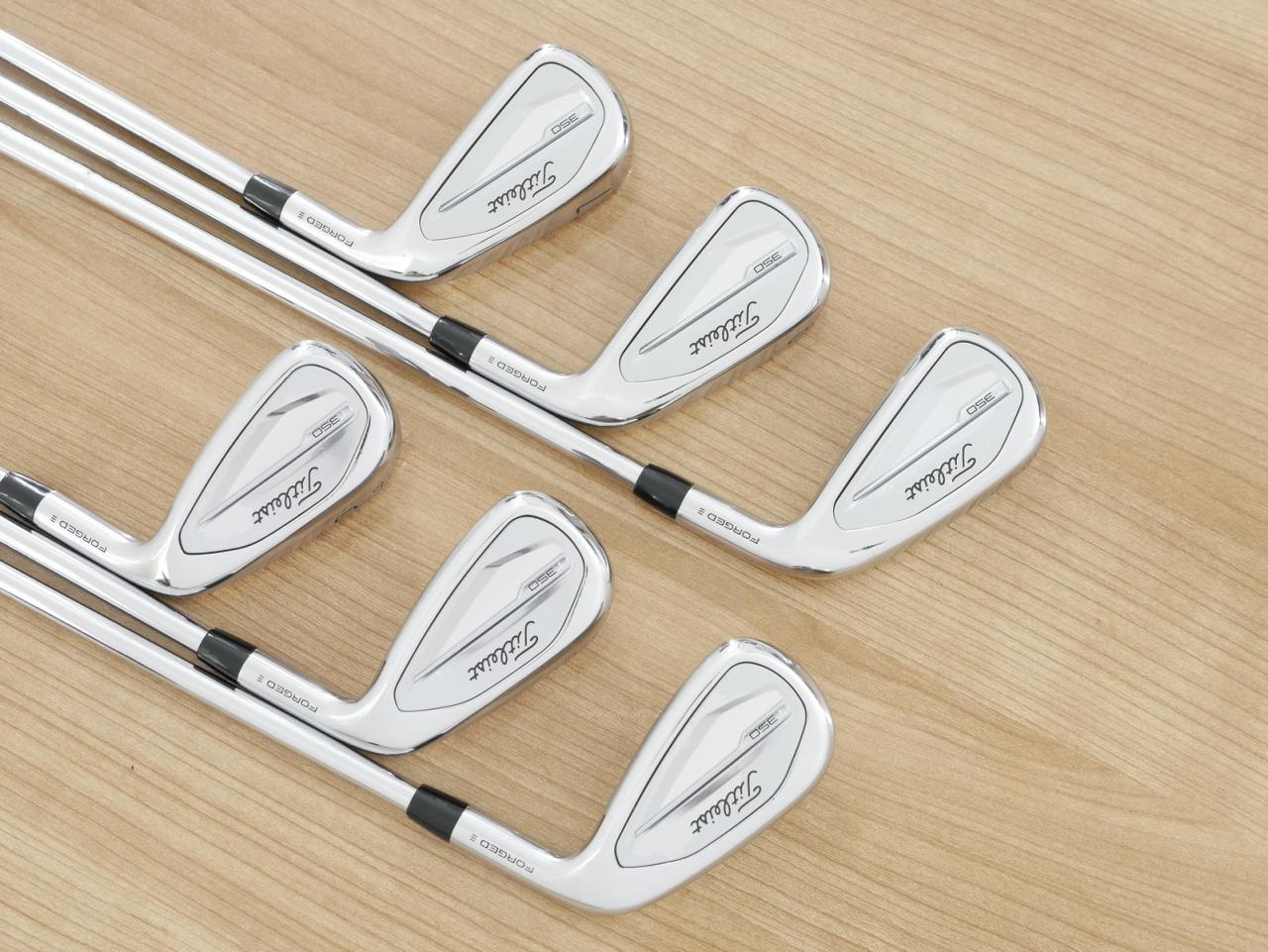 Iron set : Titleist : ชุดเหล็ก Titleist T350 Forged (ออกปี 2023) มีเหล็ก 5-Pw (6 ชิ้น) ก้านเหล็ก NS Pro 880 AMC Flex S