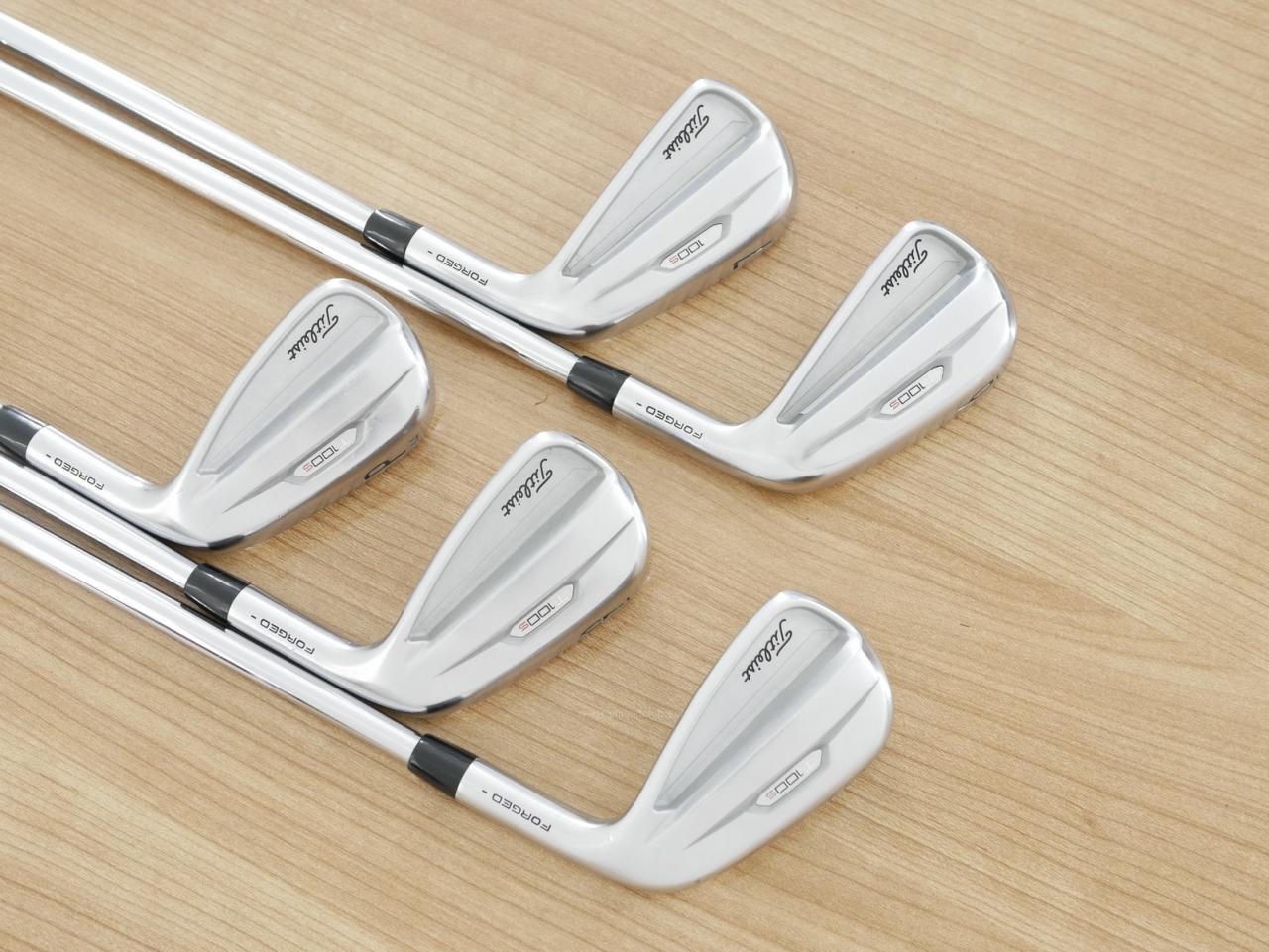 Iron set : Titleist : ชุดเหล็ก Titleist T100S Forged (รุ่นปี 2022) มีเหล็ก 6-Pw (5 ชิ้น) ก้านเหล็ก NS Pro 105T Flex S