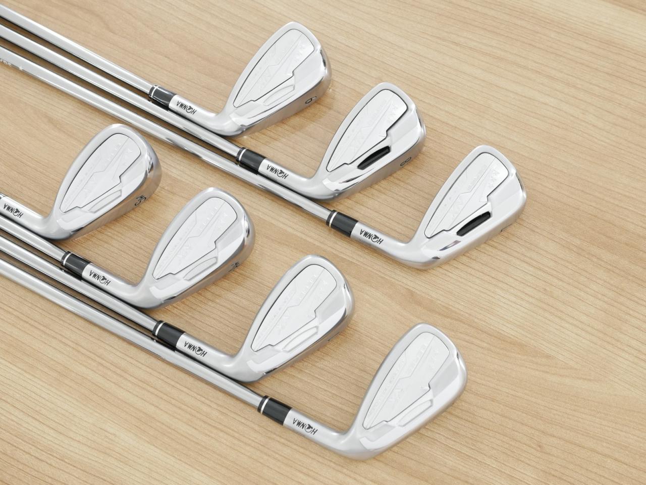 Iron set : Honma : **ก้าน 3 ดาว** ชุดเหล็ก Honma Beres NX (รุ่นปี 2023) มีเหล็ก 7-11,Aw,Sw (7 ชิ้น) ก้านกราไฟต์ Honma Vizard IB-WF 70 Flex S (3 ดาว)