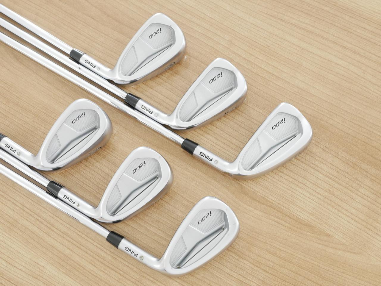 Iron set : Ping : ชุดเหล็ก Ping i200 มีเหล็ก 6-Pw,Aw (6 ชิ้น) ก้านเหล็ก Ping AWT 2.0 Lite Flex R