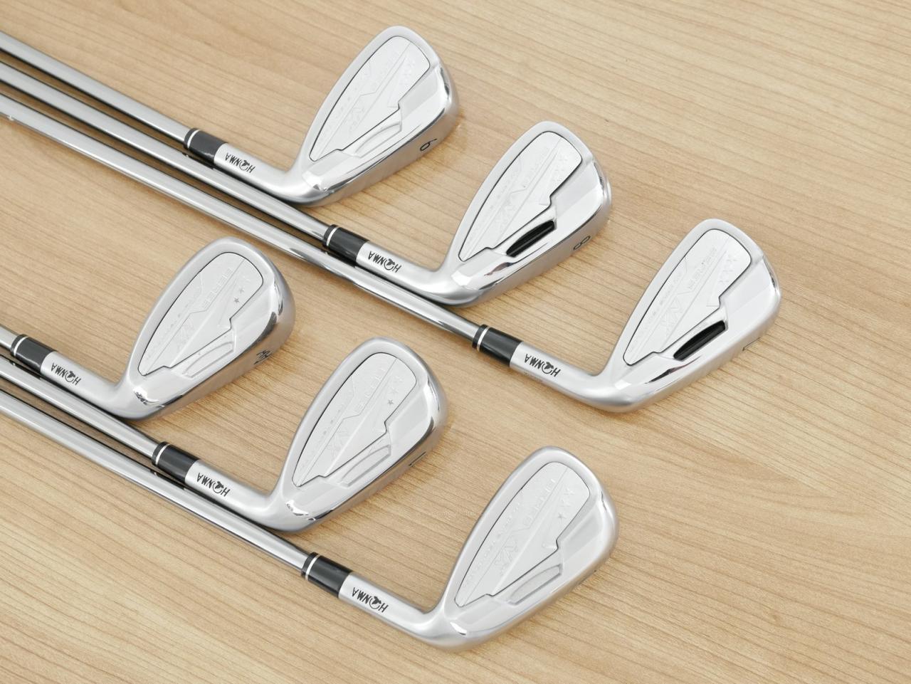 Iron set : Honma : **ก้าน 3 ดาว** ชุดเหล็ก Honma Beres NX (รุ่นปี 2023) มีเหล็ก 7-11,Aw (6 ชิ้น) ก้านกราไฟต์ Honma Vizard IB-WF 85 Flex S (3 ดาว)