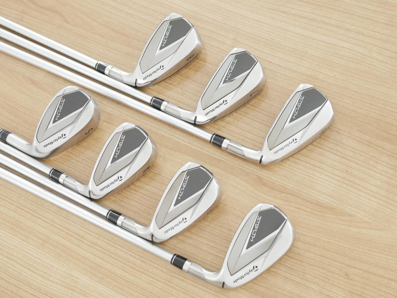 Iron set : Taylormade : ชุดเหล็ก Taylormade Stealth (ออกปี 2022 Japan Spec.) มีเหล็ก 6-Pw,Aw,Sw (7 ชิ้น) ก้านกราไฟต์ Fujikura MCI 70 Flex R