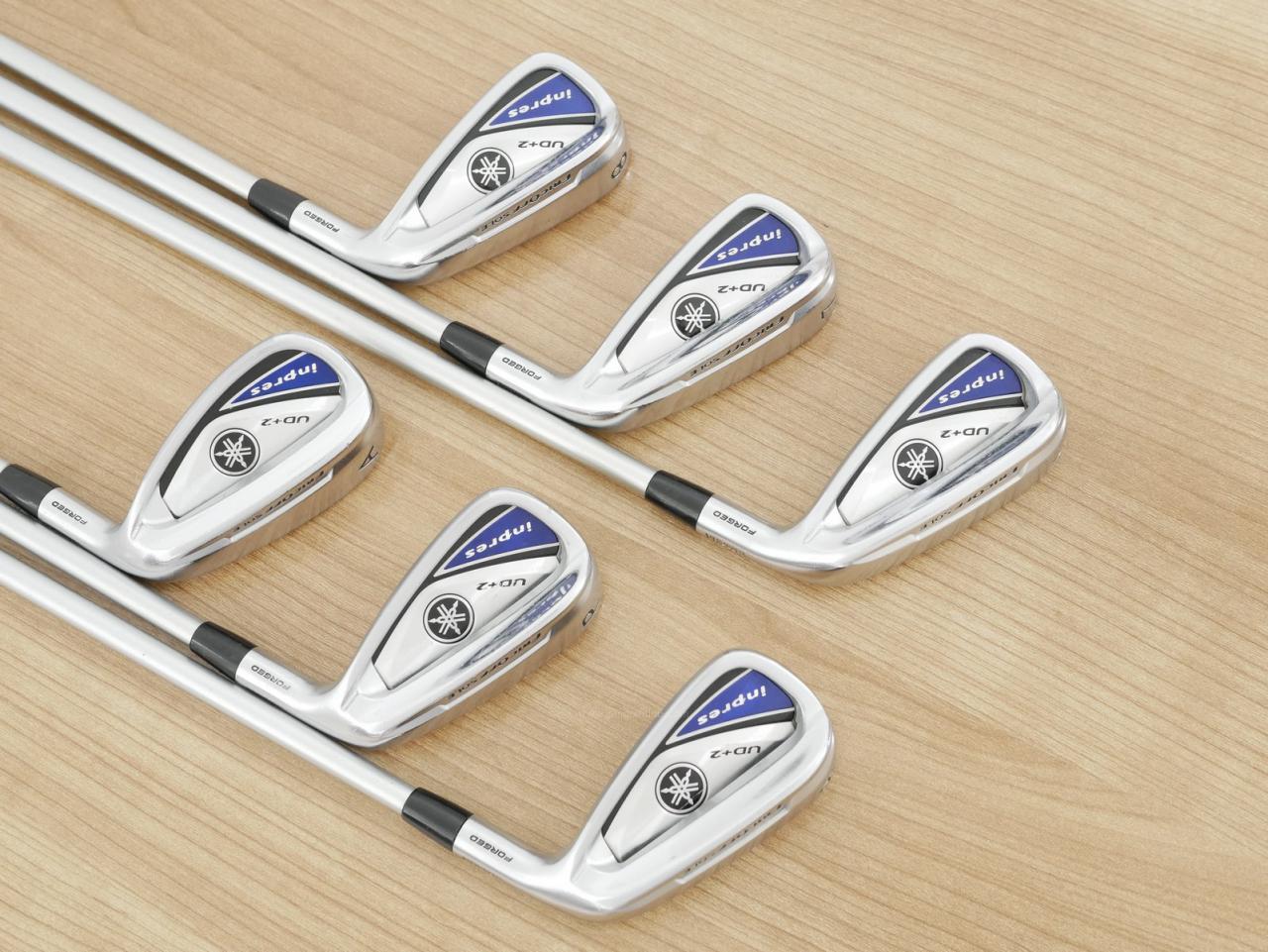Iron set : Yamaha : ชุดเหล็ก Yamaha Inpres UD+2 (ออกปี 2019 ตีไกลที่สุด ไกลกว่าเหล็กทั่วไป 2 เบอร์ หน้าเด้ง COR 0.822) มีเหล็ก 6-Pw,Aw (6 ชิ้น) ก้านกราไฟต์ Fujikura MCI 80 Flex S