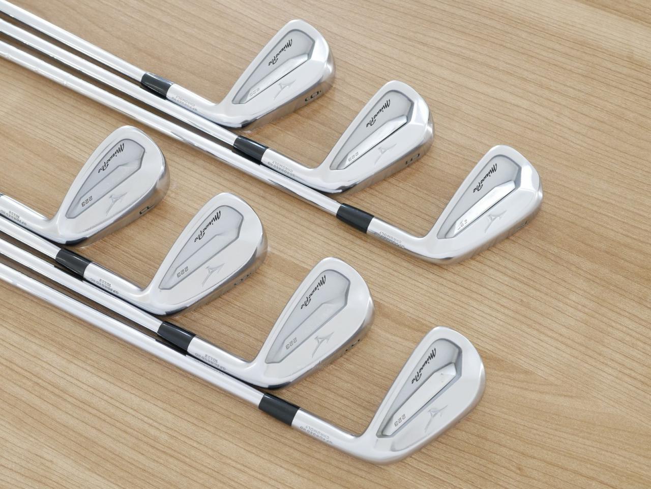 Iron set : Mizuno : ชุดเหล็ก Mizuno Pro 223 Forged (รุ่นปี 2023 นุ่มมาก แน่น คมมากๆ) มีเหล็ก 4-Pw (7 ชิ้น) ก้านเหล็ก NS Pro 950 Flex S