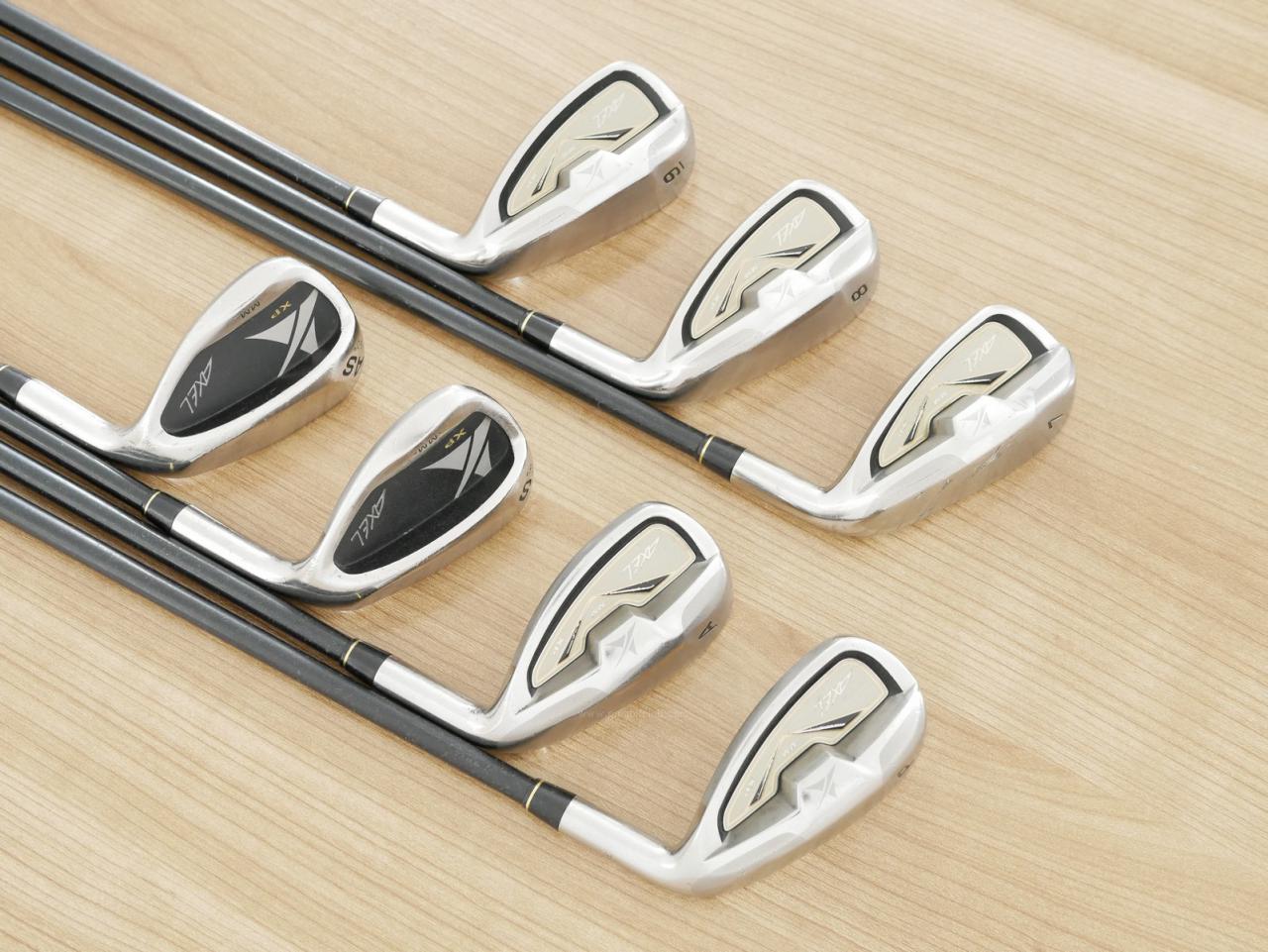 Iron set : Tsuruya : ชุดเหล็ก Tsuruya AXEL XP MM (หน้าเด้ง เบา อ่อน เหมาะกับซีเนียร์) มีเหล็ก 7-Pw,Aw,As,Sw (7 ชิ้น) ก้านกราไฟต์ Flex R