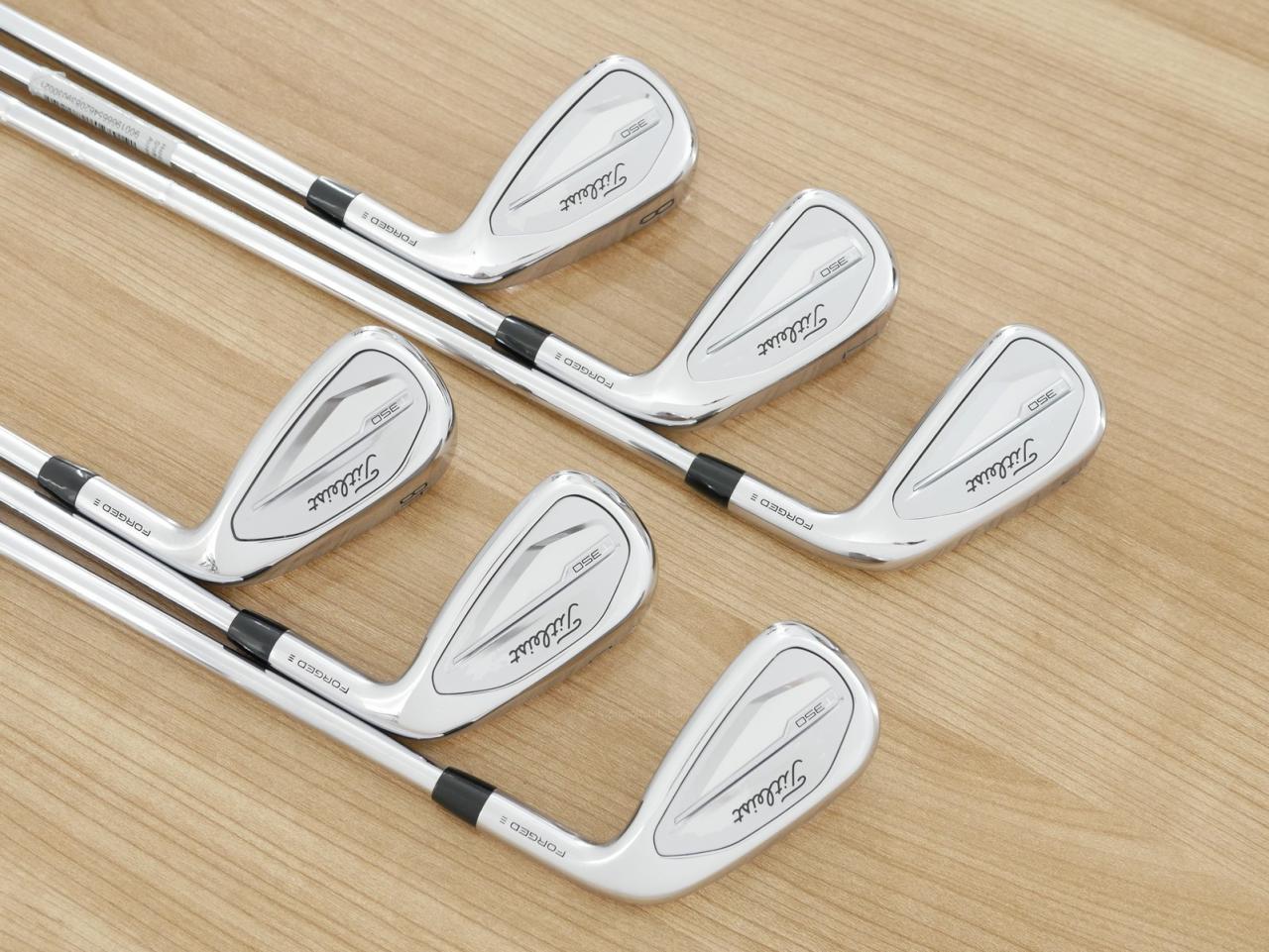 Iron set : Titleist : ชุดเหล็ก Titleist T350 Forged (รุ่นใหม่ล่าสุด ออกปี 2023) มีเหล็ก 6-Pw,48 (6 ชิ้น) ก้านเหล็ก NS Pro 880 AMC Flex S