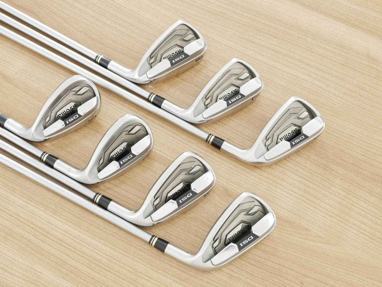 Iron set : Other Brand : ชุดเหล็ก Ryoma DSI (ตีง่ายมาก ไกลมากๆ หายากสุดๆ) มีเหล็ก 6-Pw,Aw,Sw (7 ชิ้น เหล็ก 6 ระยะเท่าเหล็ก 5 รุ่นอื่น) ก้านกราไฟต์ Tour AD Flex R